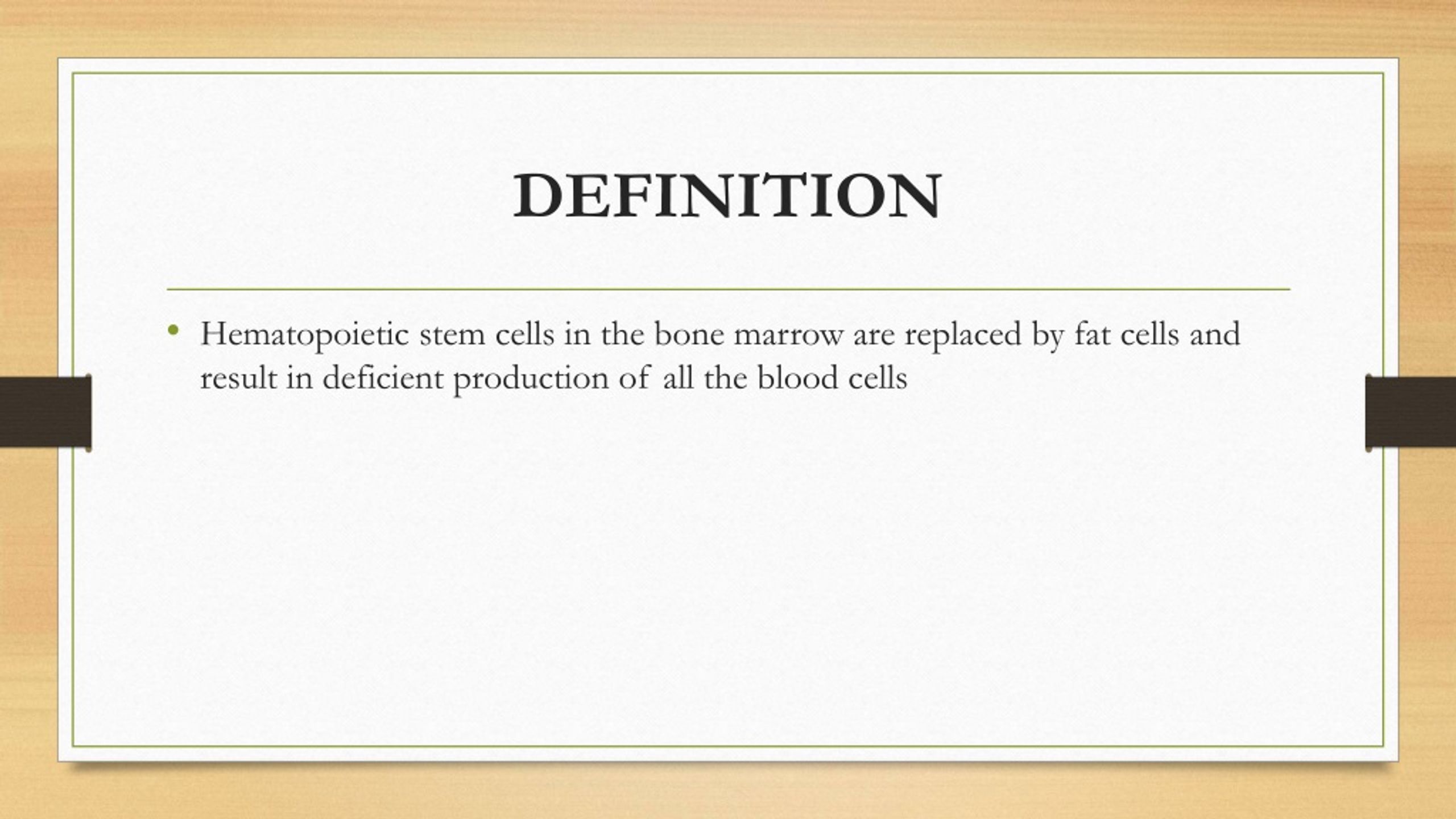 PPT Aplastic Anemia PowerPoint Presentation, free download ID1109353
