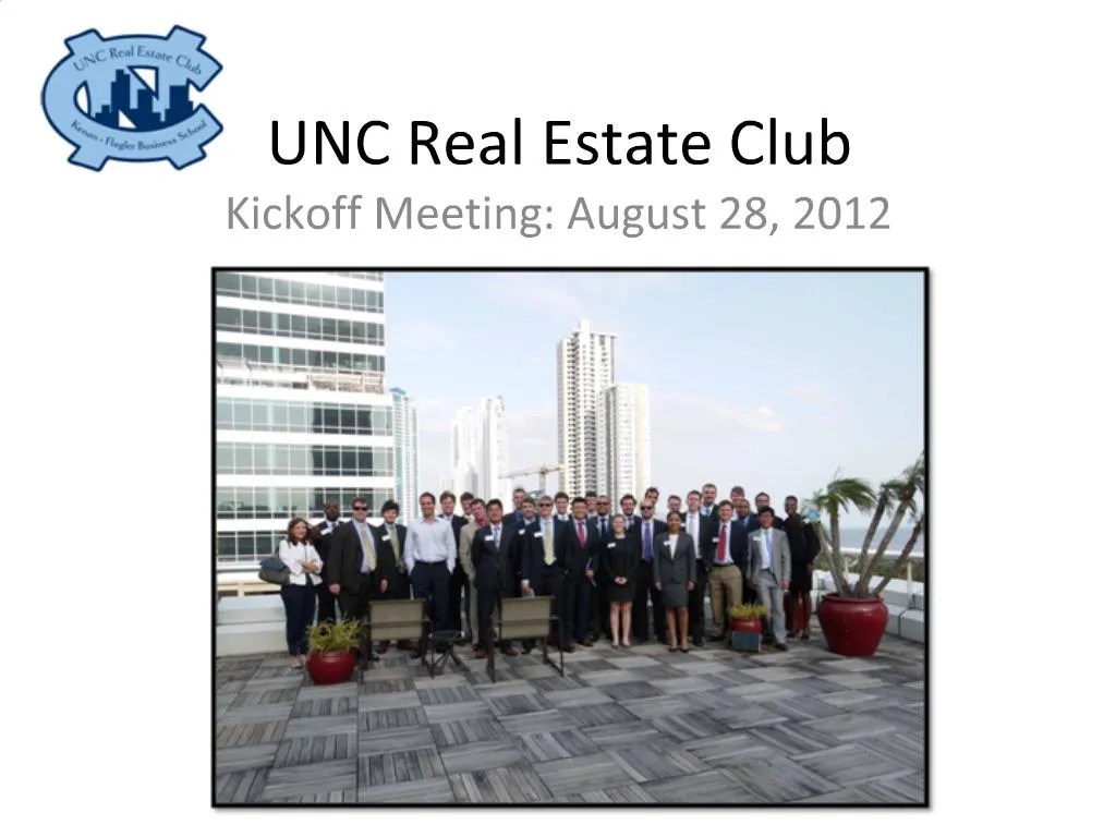 PPT UNC Real Estate Club PowerPoint Presentation, free download ID
