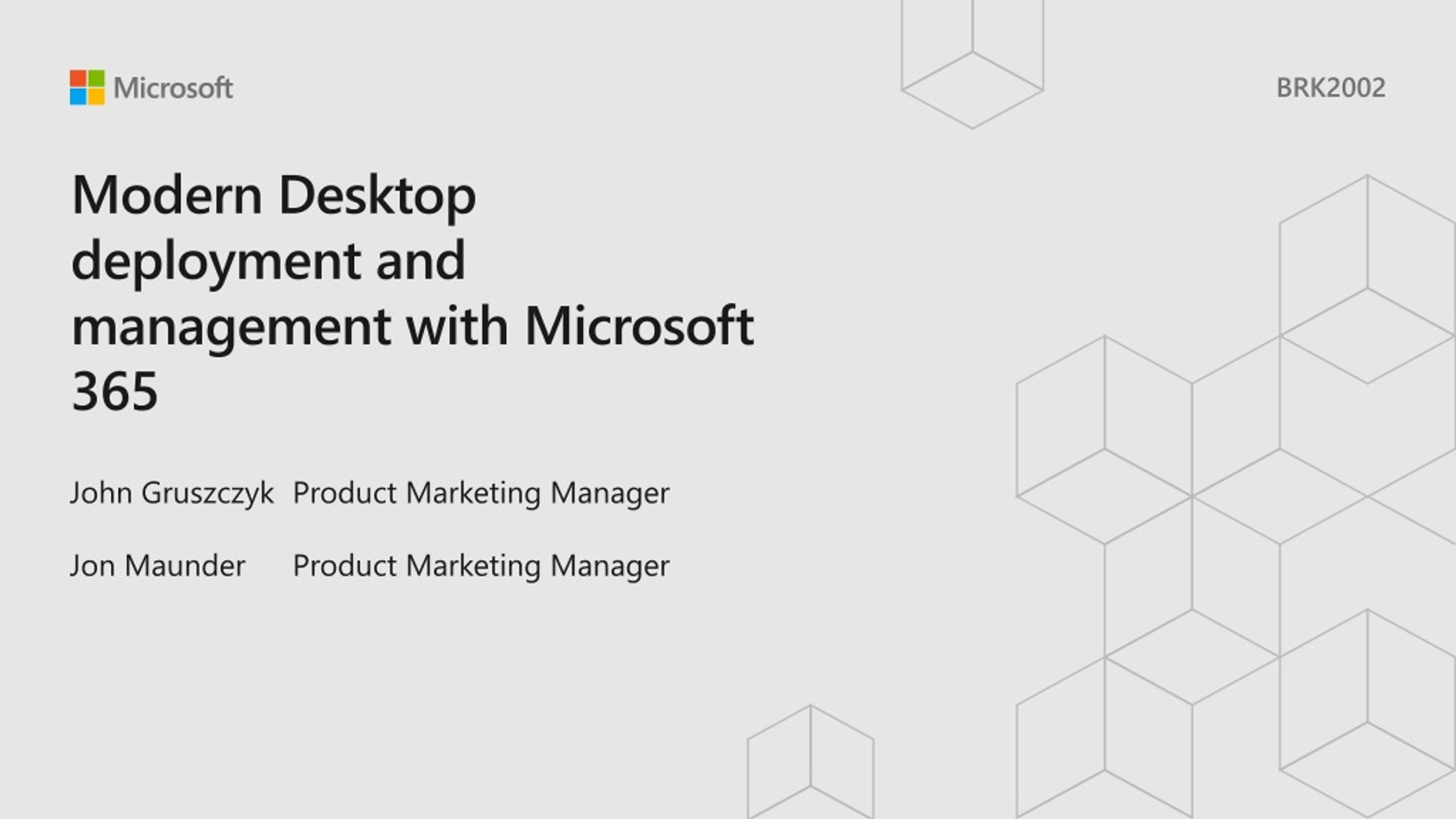 PPT Modern Desktop deployment and management with Microsoft 365 PowerPoint Presentation ID
