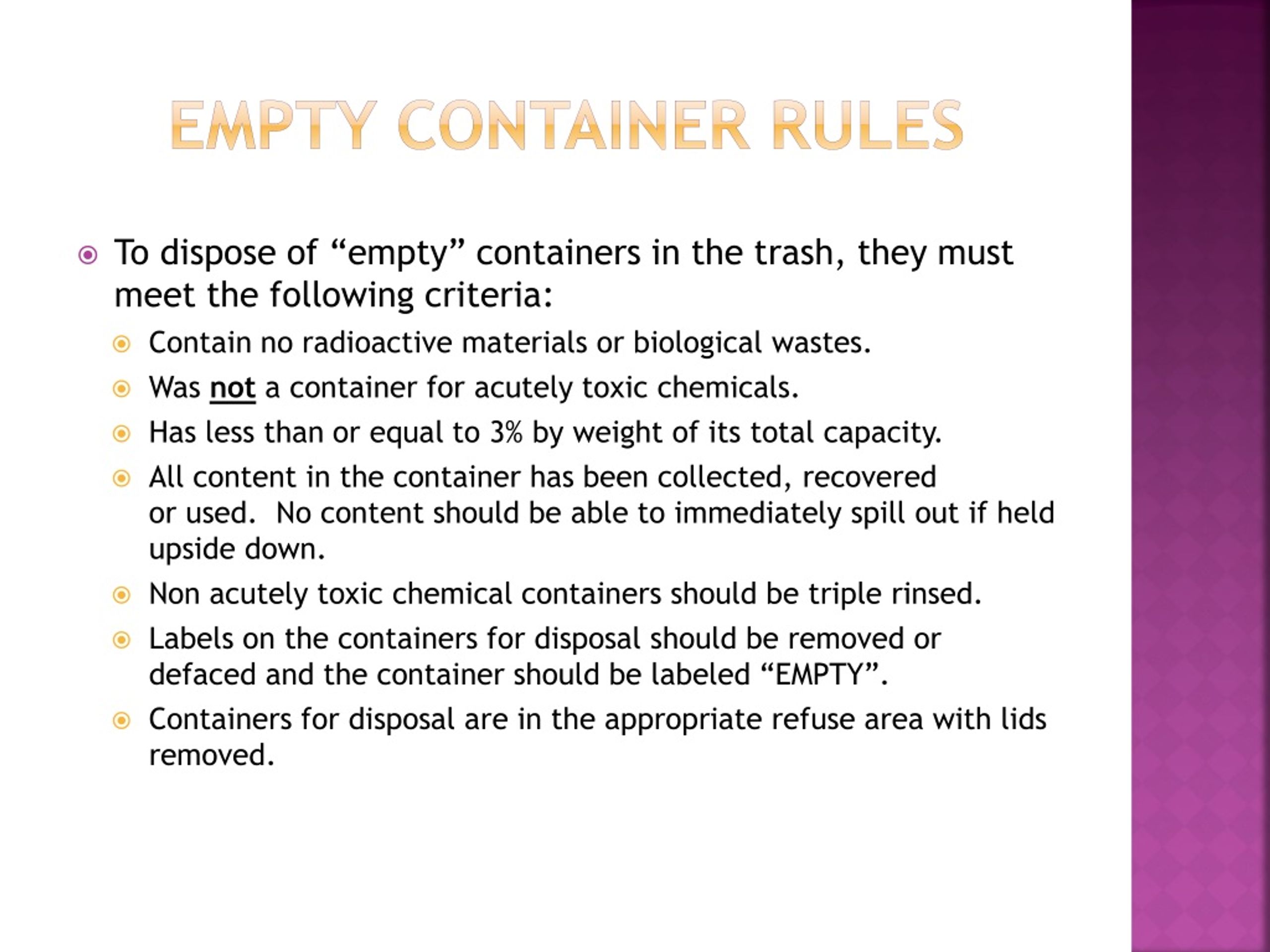 PPT Hazardous Waste Storage PowerPoint Presentation, free download