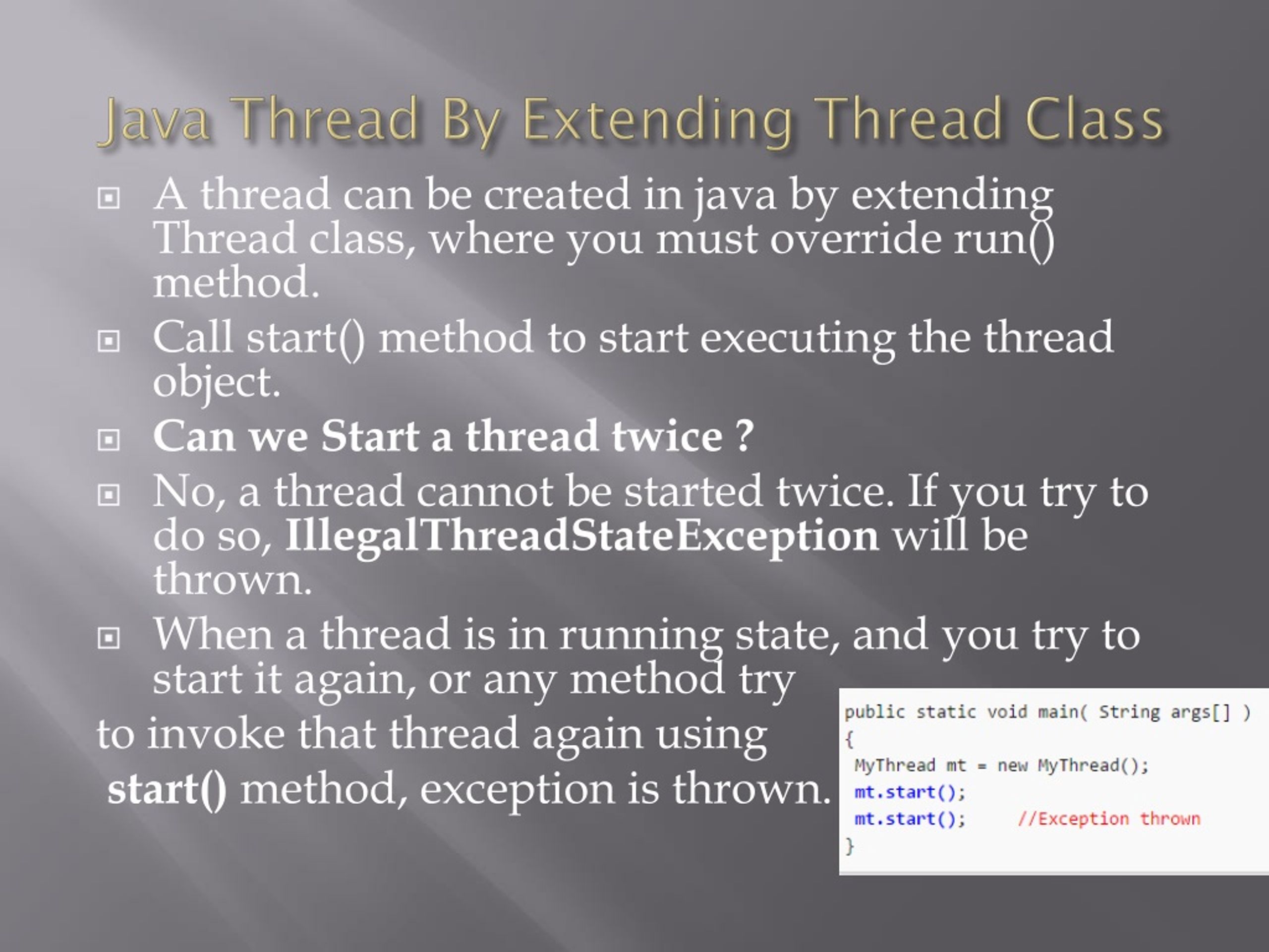 PPT Introduction to Java Threads PowerPoint Presentation, free