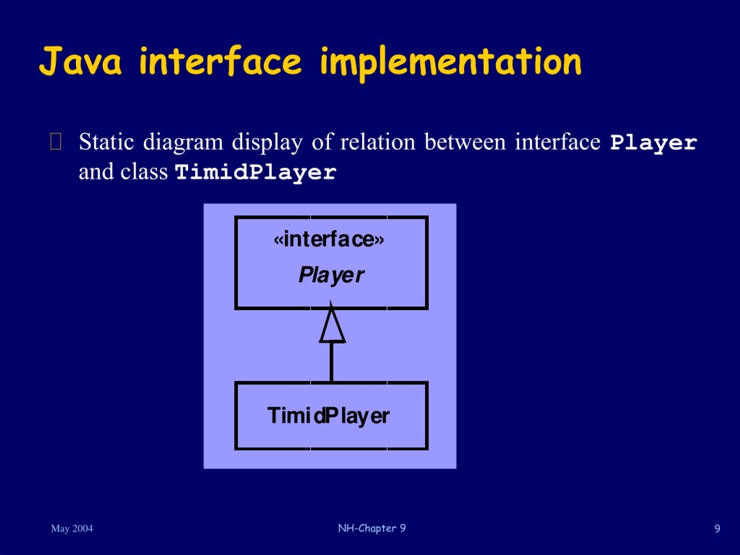 PPT Chapter 9 Interfaces PowerPoint Presentation, free download
