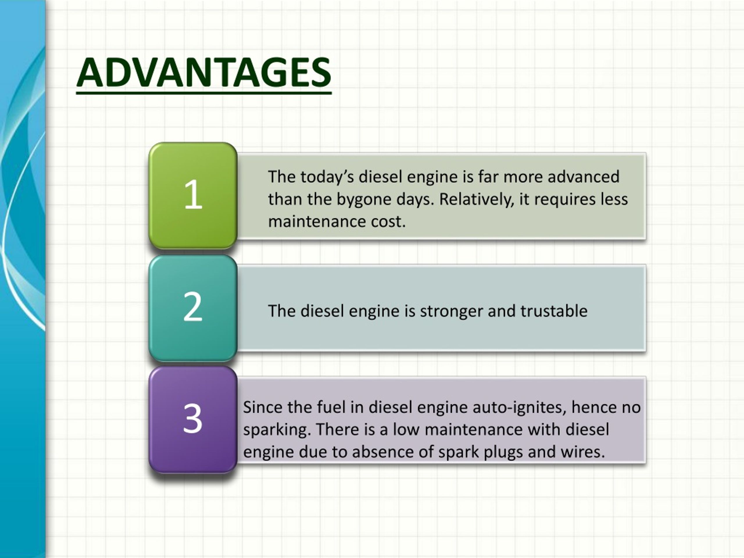 PPT - WHY SHOULD WE CHOOSE A DIESEL ENGINE? PowerPoint Presentation