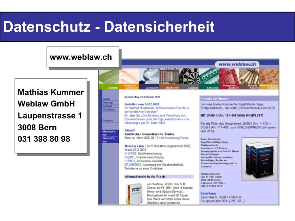 PPT Datenschutz Datensicherheit PowerPoint