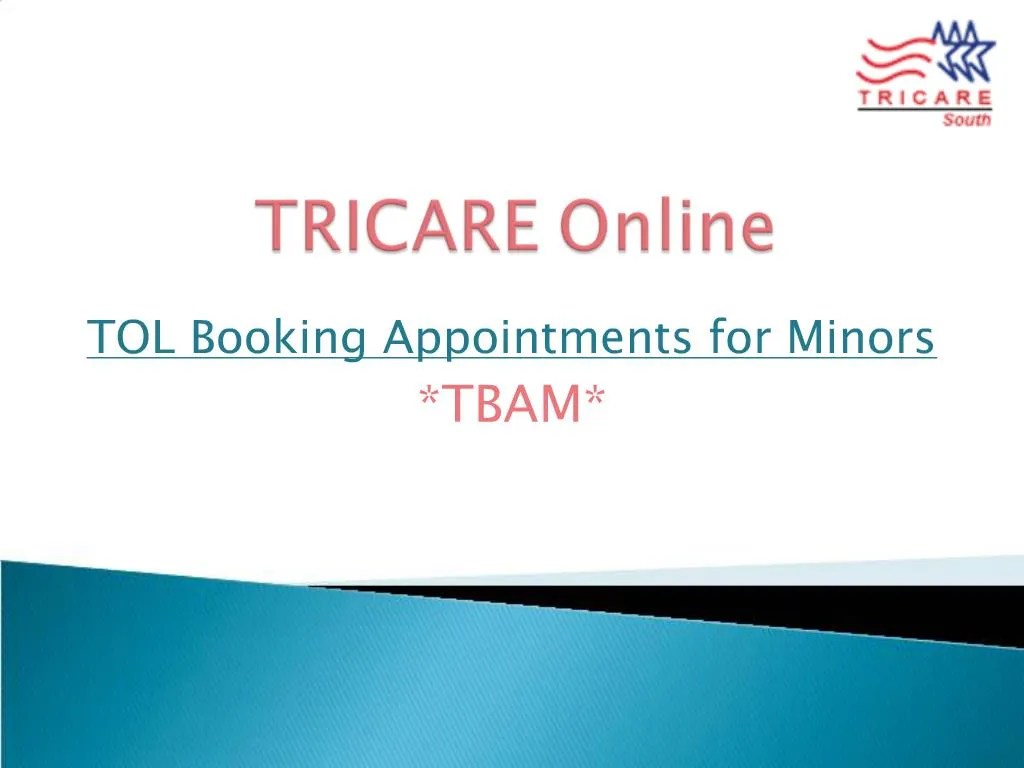 PPT TRICARE Online PowerPoint Presentation, free download ID1312571