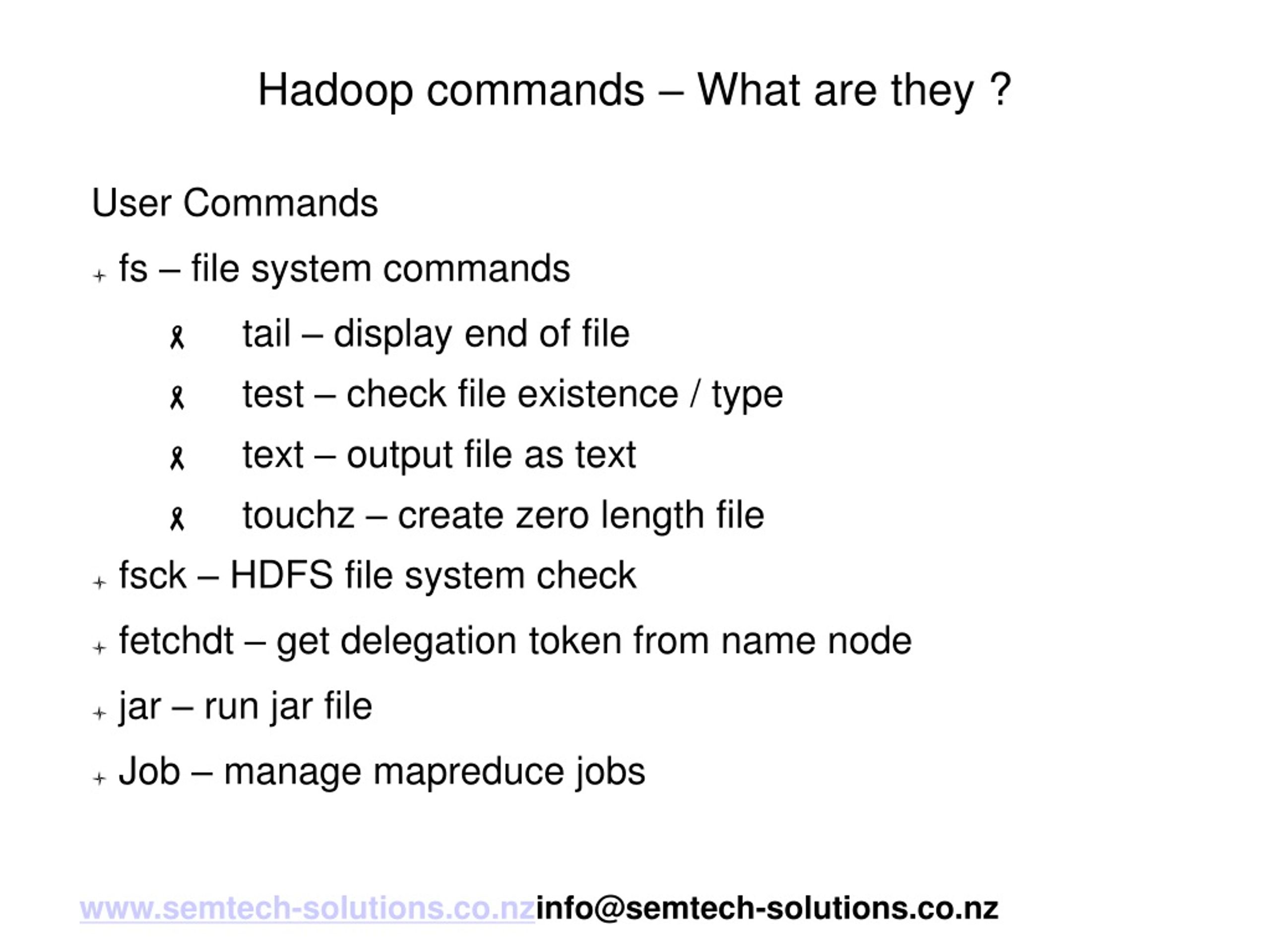 PPT An introduction to the Apache Hadoop command set PowerPoint