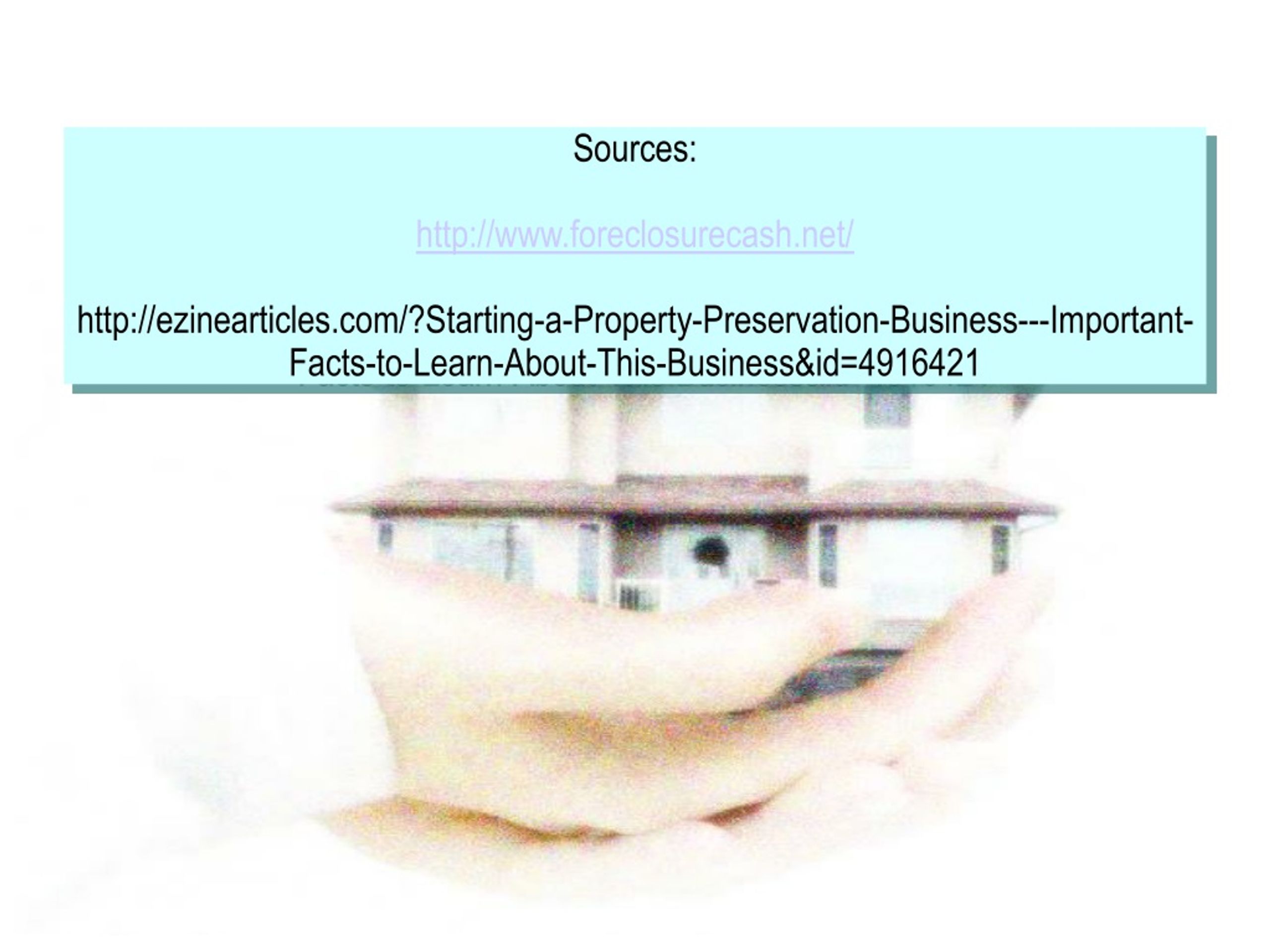 PPT Starting a Property Preservation Business PowerPoint Presentation