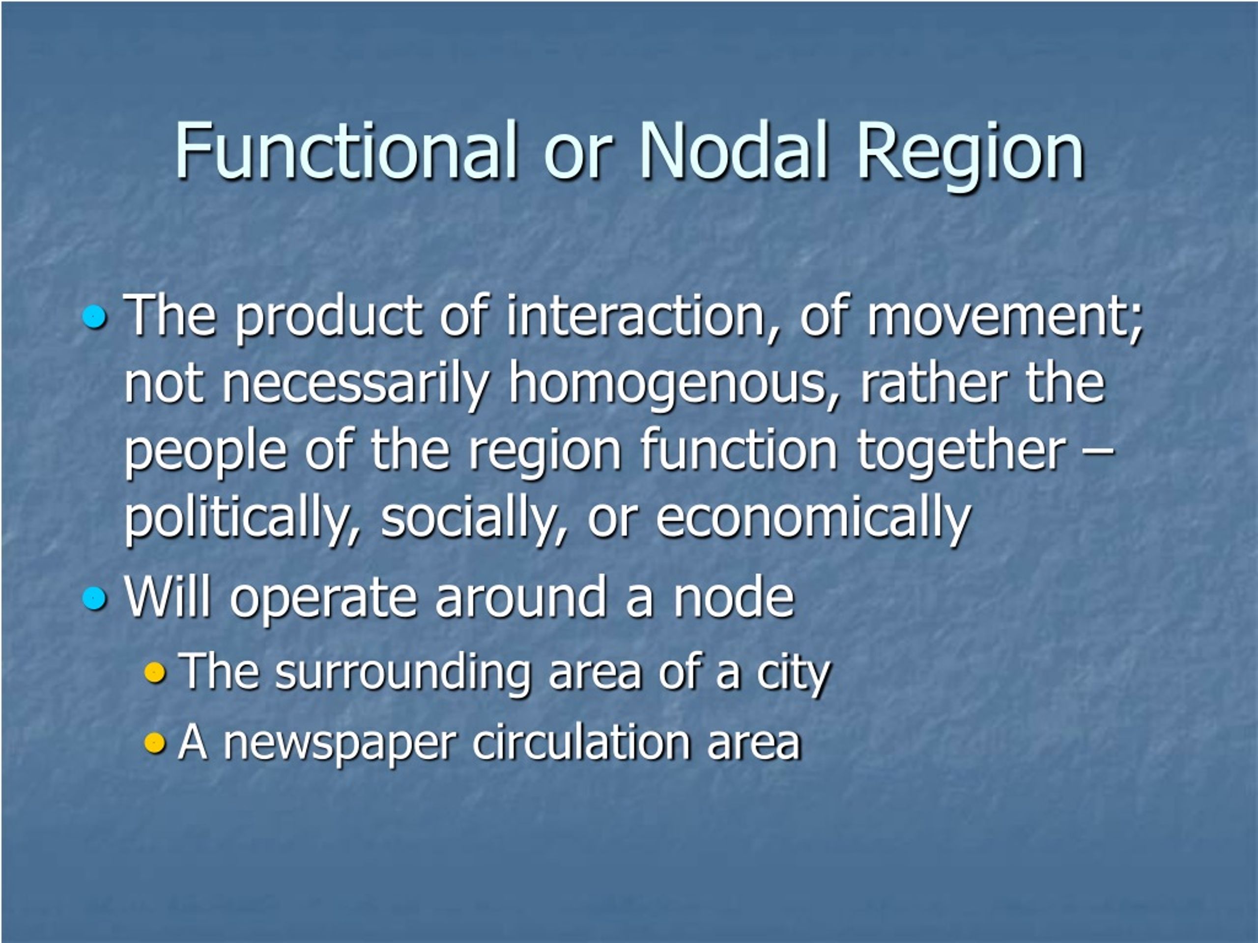 Functional Region How To Save Time And Money Truth or Fiction