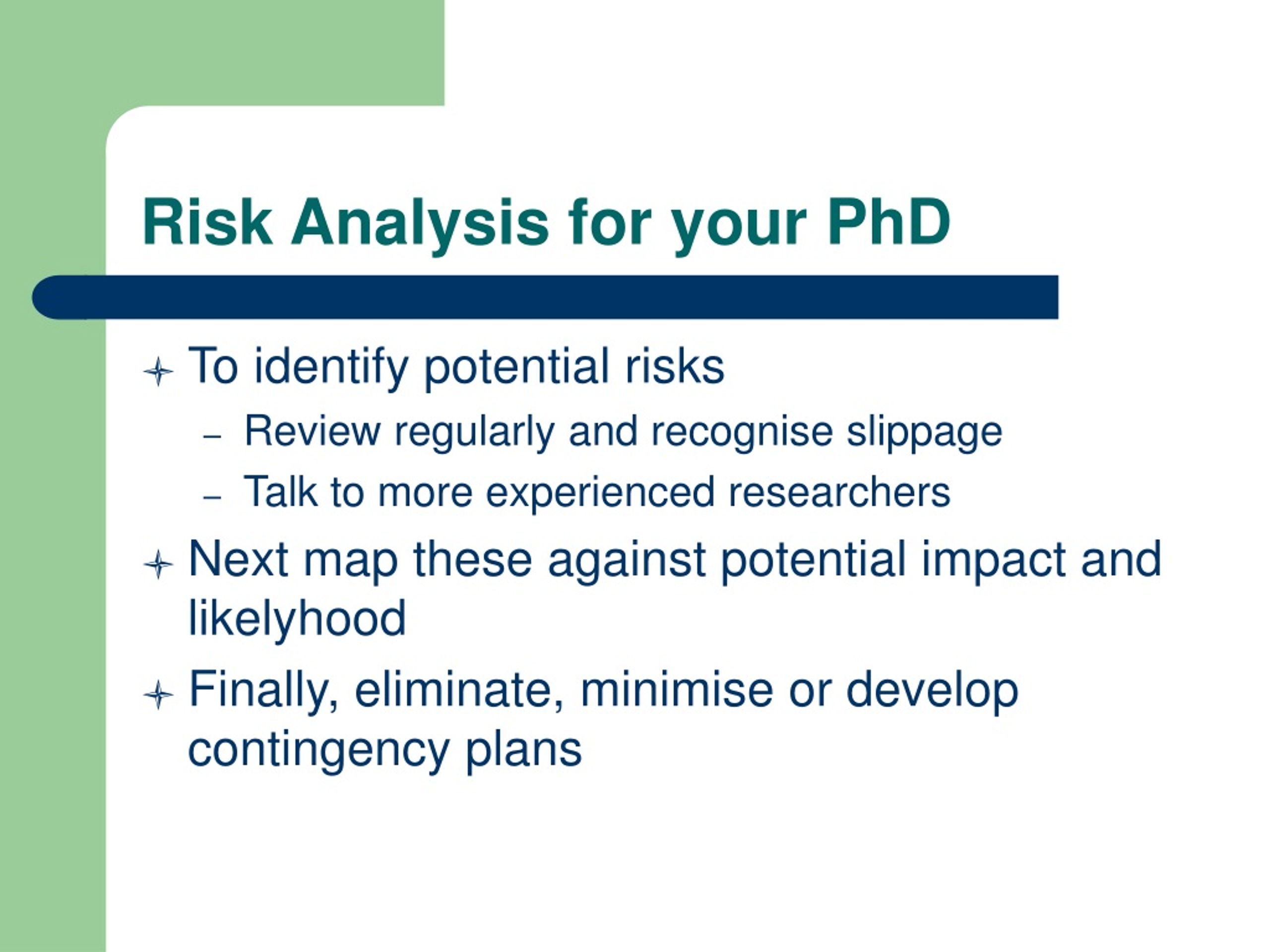 PPT Planning and Managing your Research Project PowerPoint