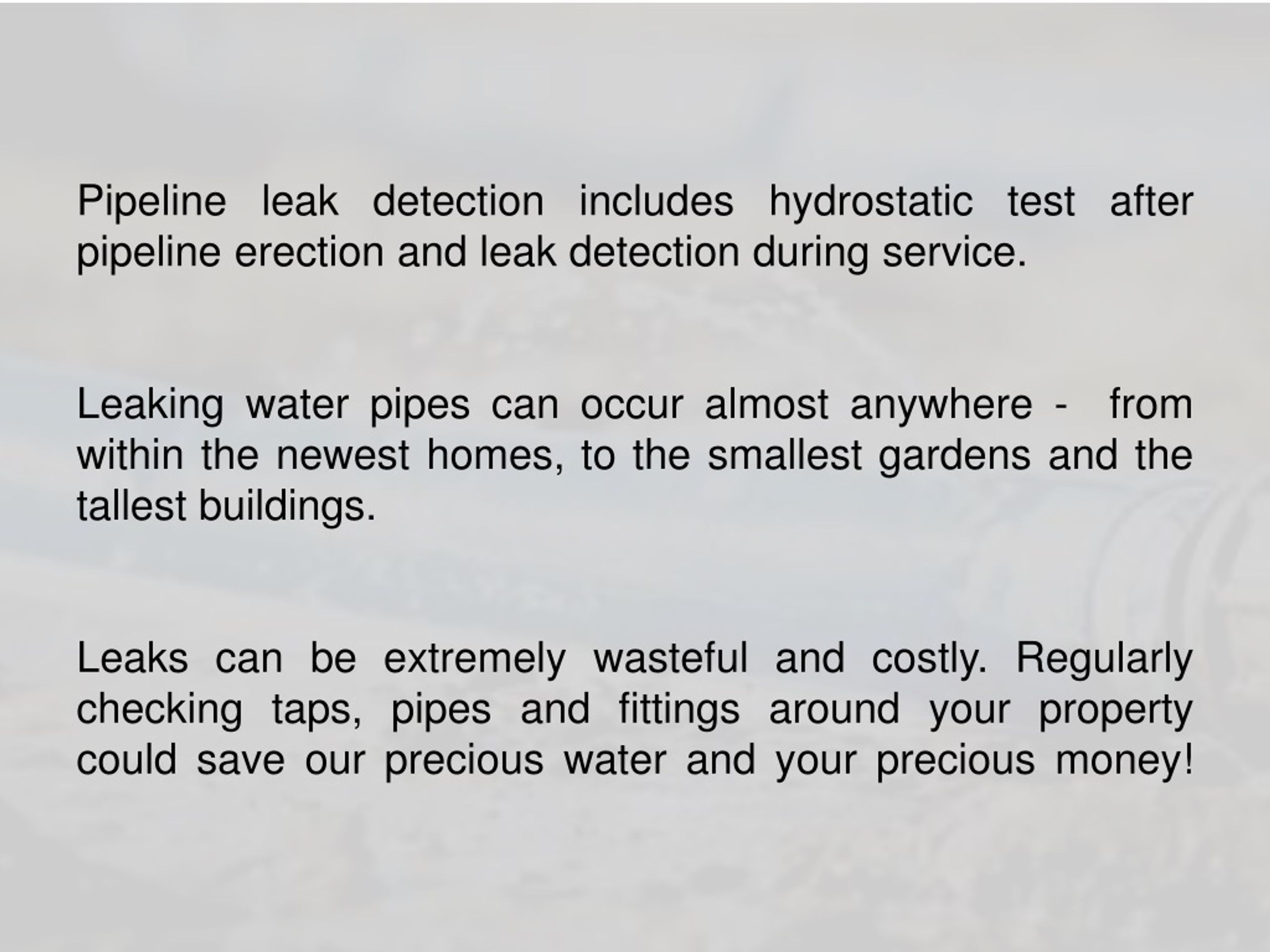 PPT Leak Detection PowerPoint Presentation, free download ID1405173