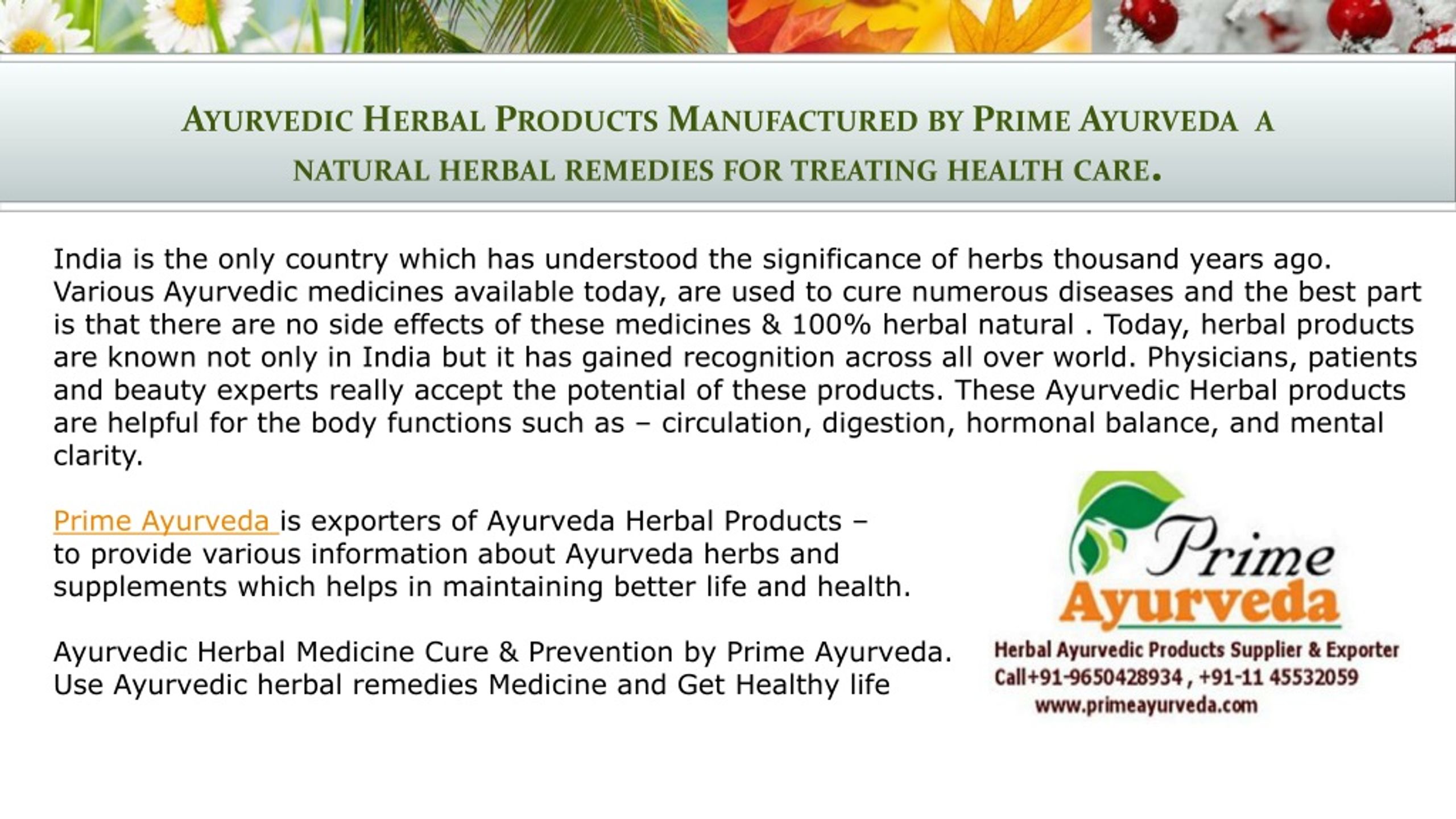 PPT Ayurvedic Herbal Products Wholesale Suppliers PowerPoint