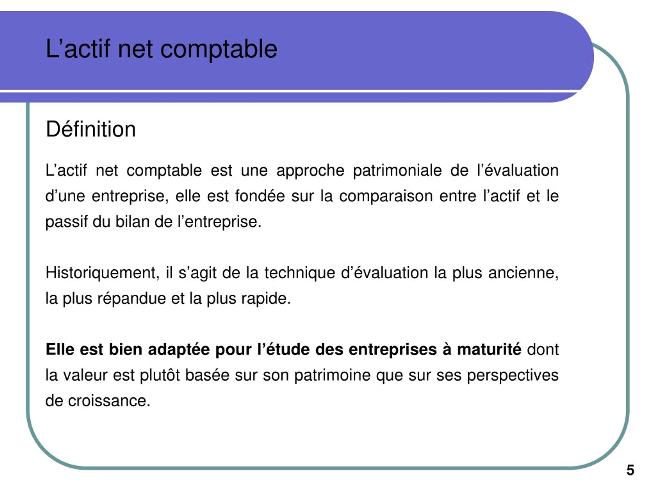 PPT evaluation des entreprise PowerPoint Presentation