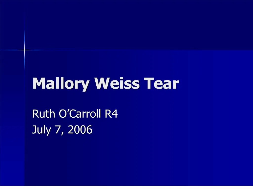 PPT mallory weiss tear PowerPoint Presentation, free download ID147027