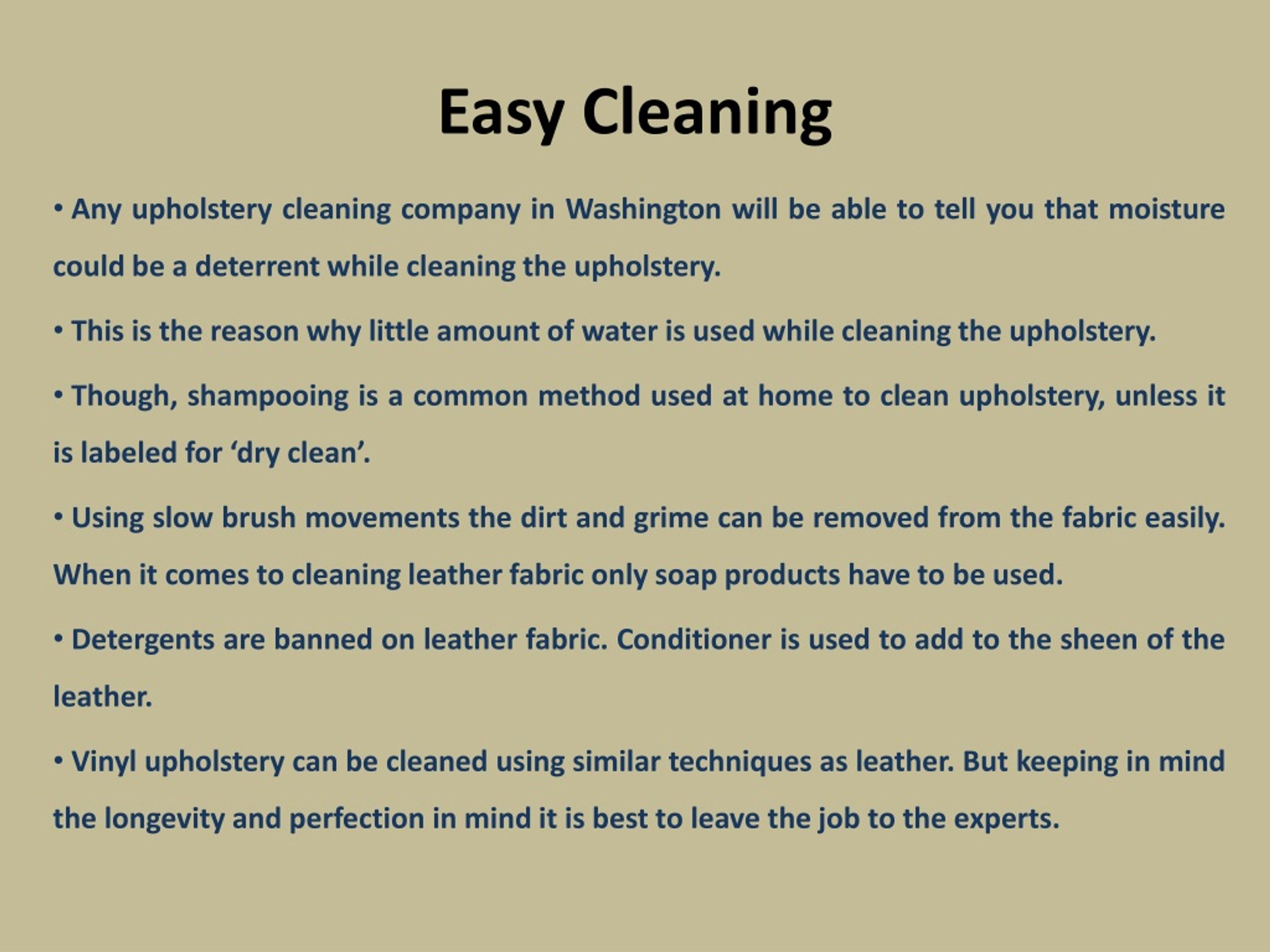 PPT Upholstery cleaning federal way company Strategies PowerPoint Presentation ID1497776