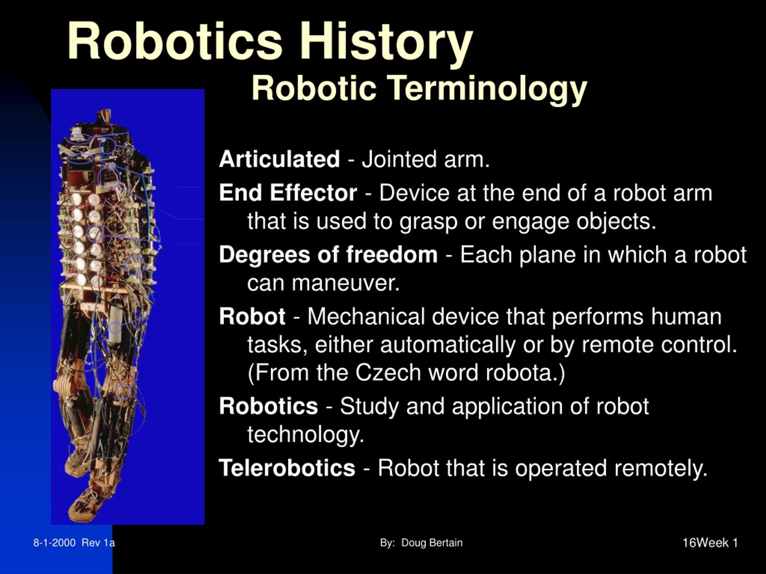 PPT Robotics History PowerPoint Presentation, free download ID154915