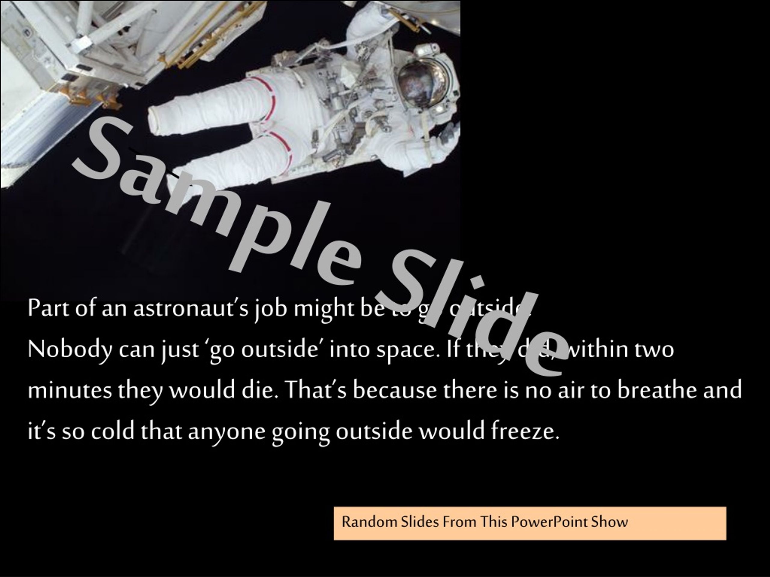 PPT Why do astronauts wear spacesuits? PowerPoint Presentation, free