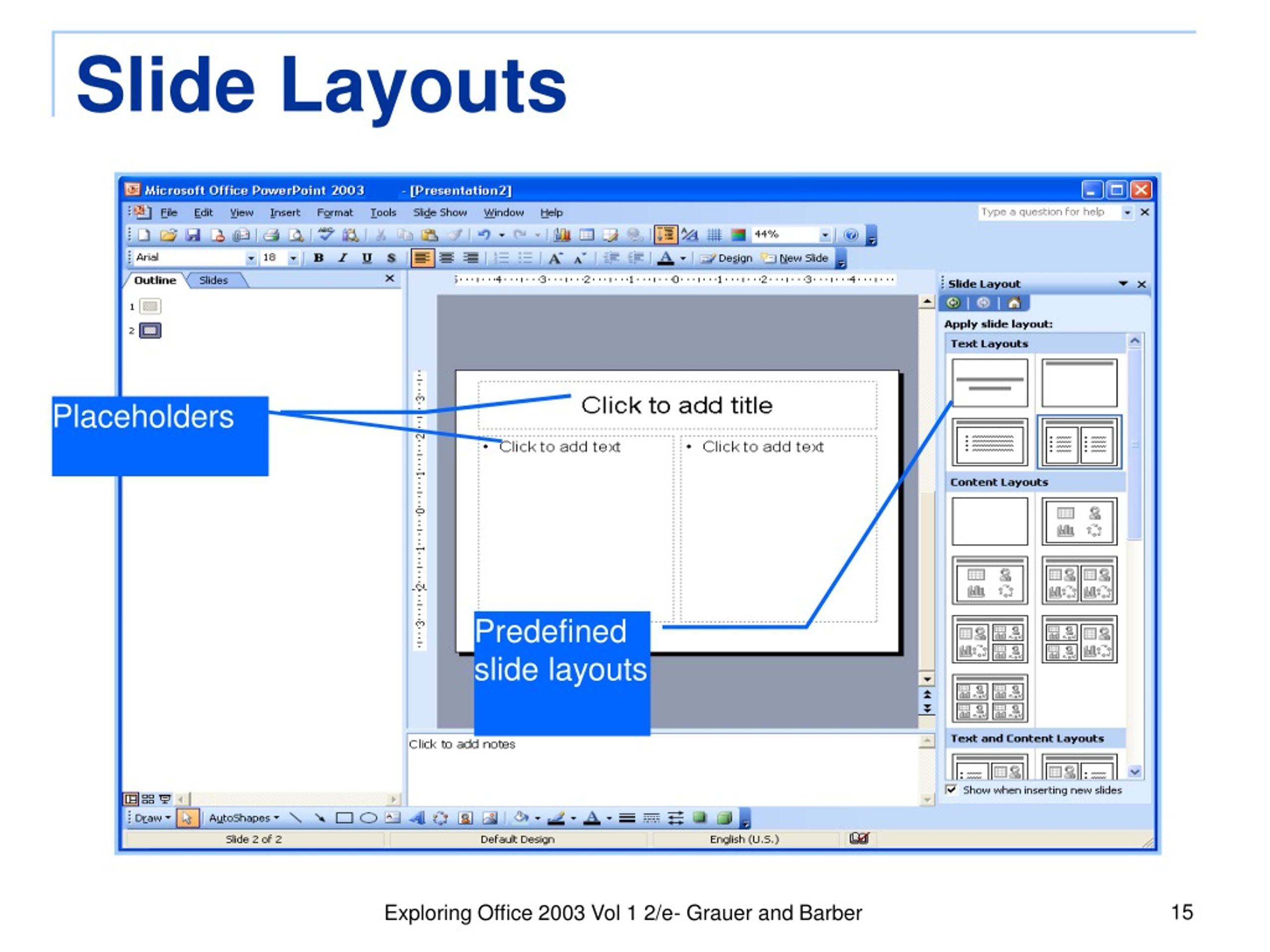 Exploring Microsoft Office 2003 Volume 2 (Grauer.