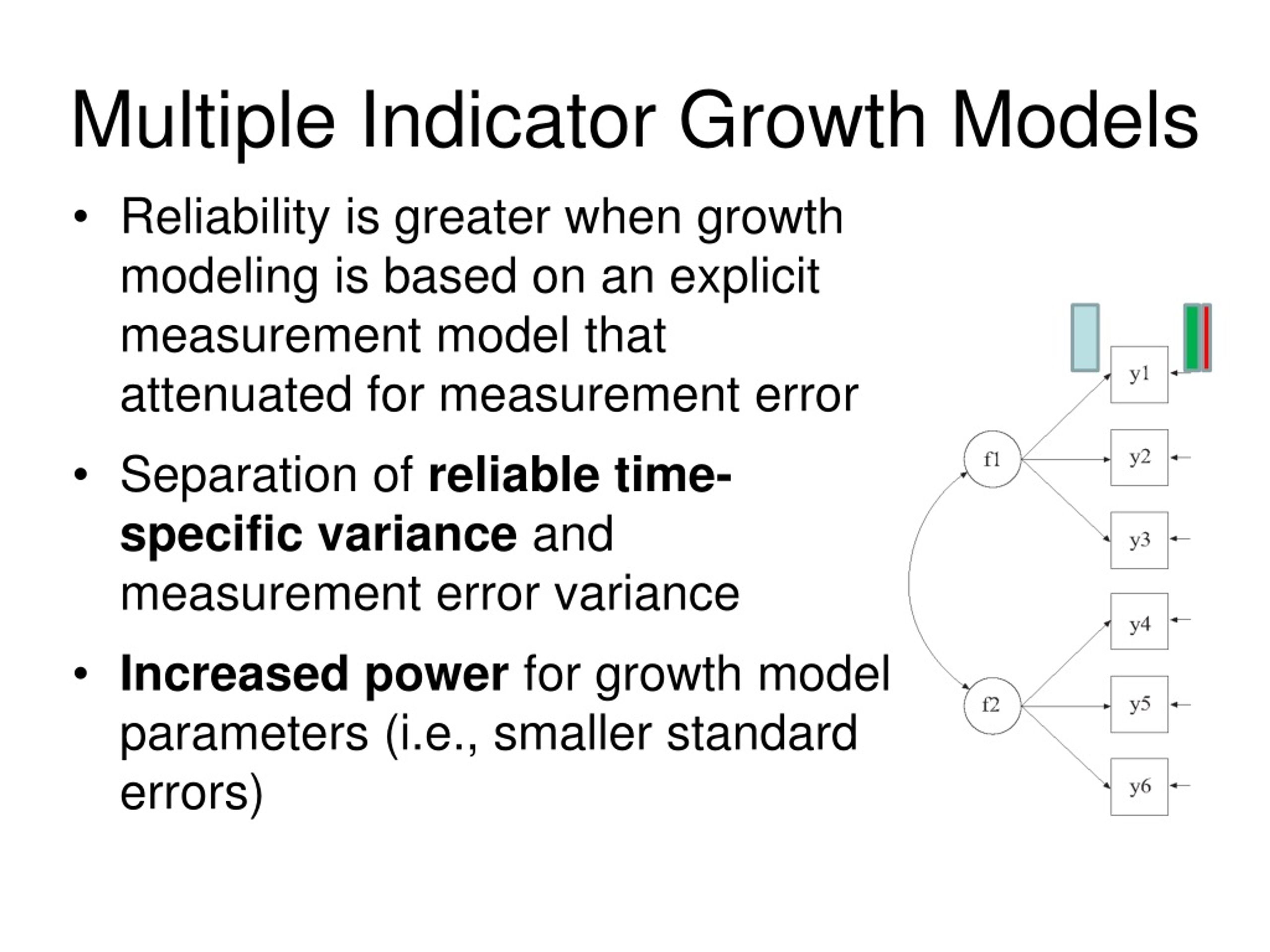PPT Multiple Indicator Growth Models aka, 2 nd Order Growth Daniel E