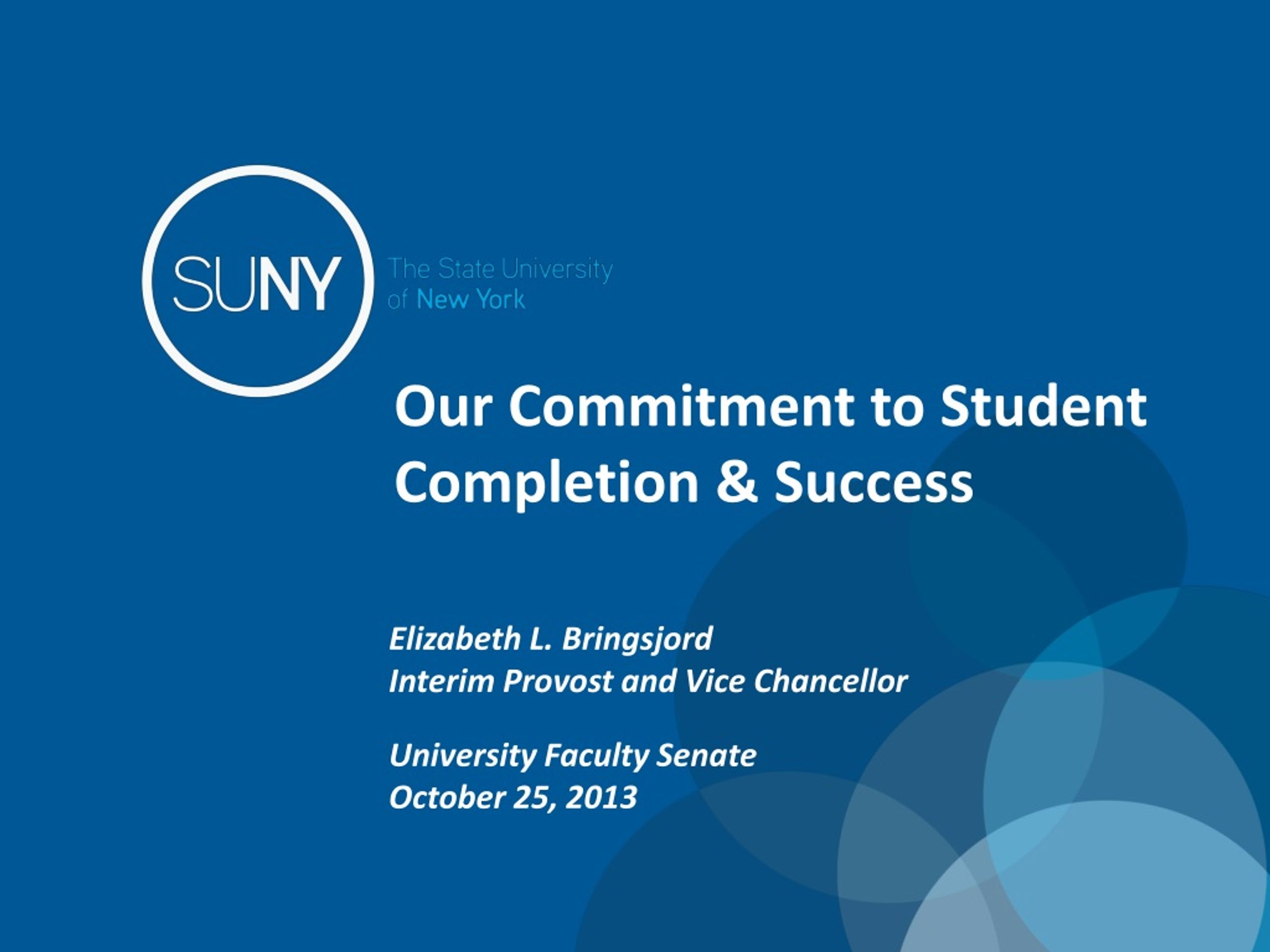 PPT Our Commitment to Student Completion & Success PowerPoint