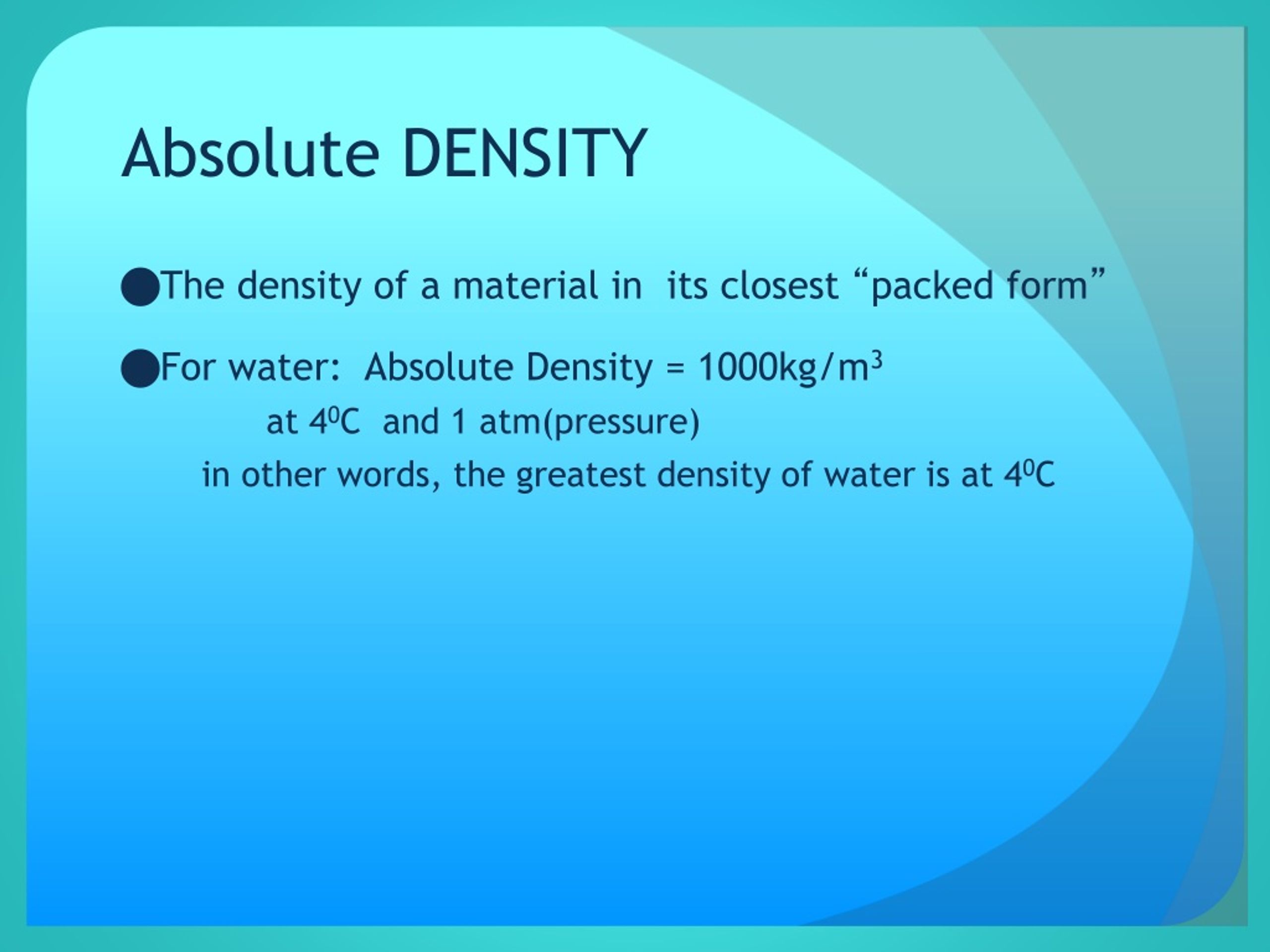 PPT DENSITY PowerPoint Presentation, free download ID18850