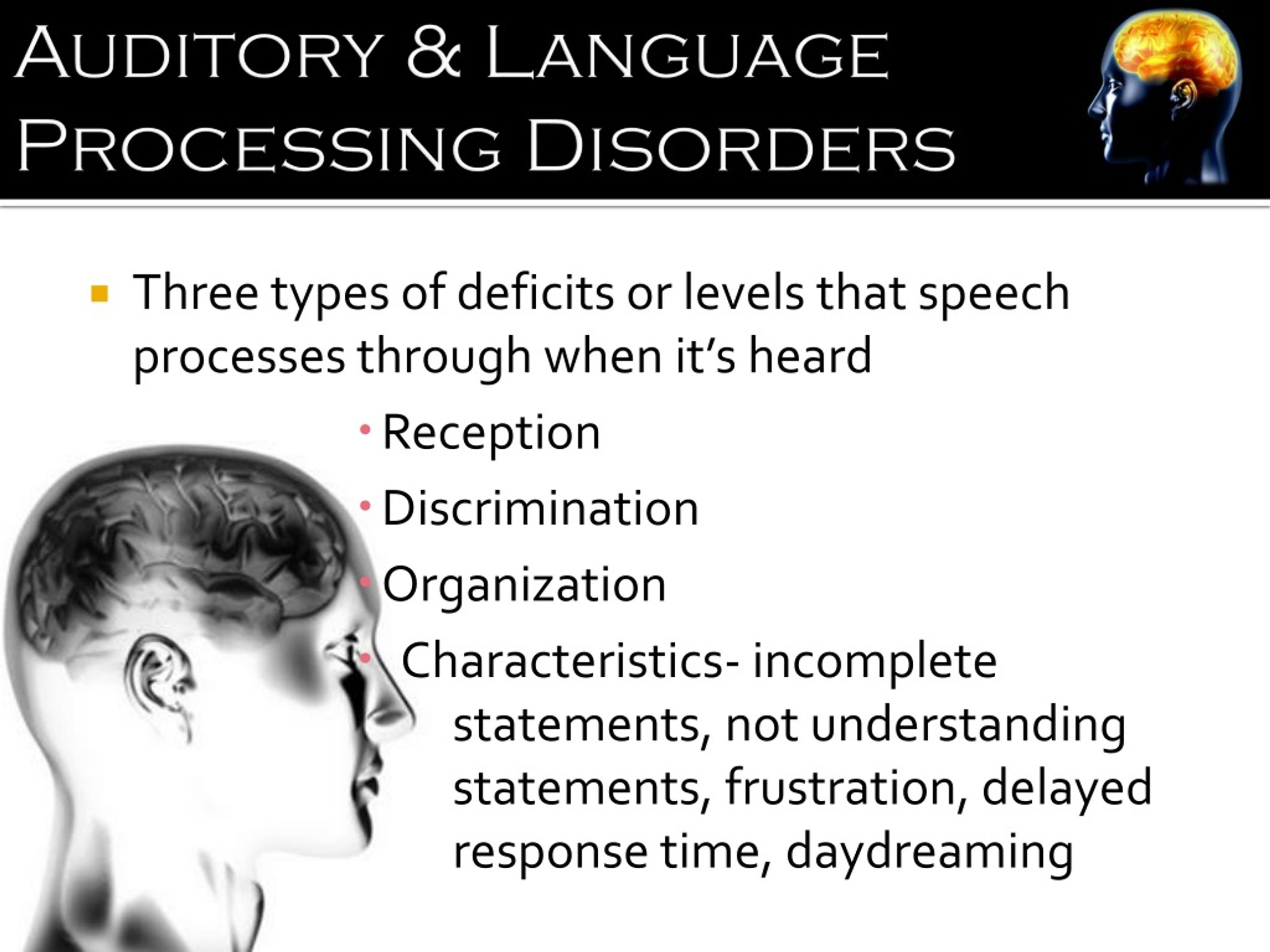 PPT Language Processing Disorders PowerPoint Presentation, free