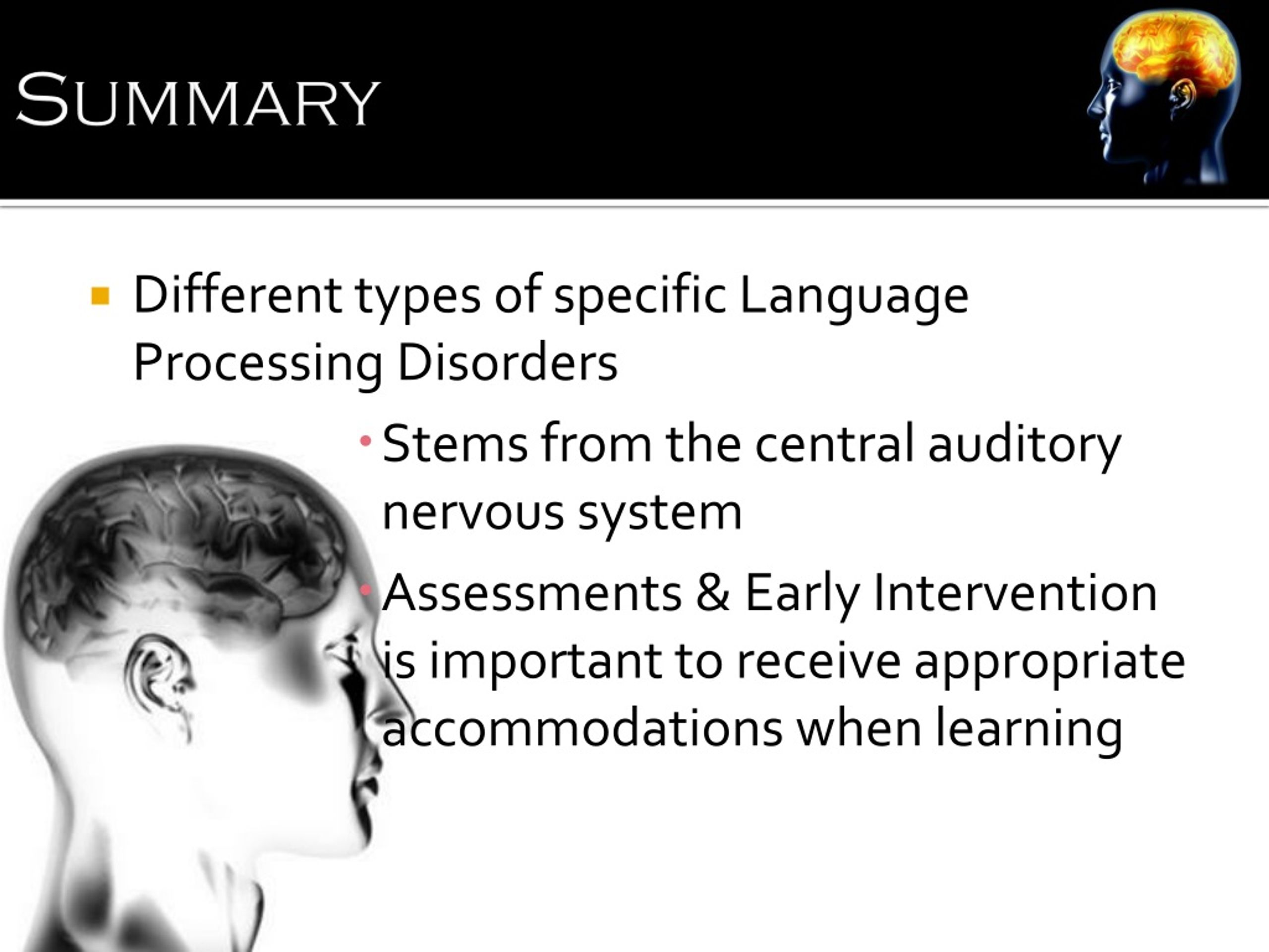 PPT Language Processing Disorders PowerPoint Presentation, free