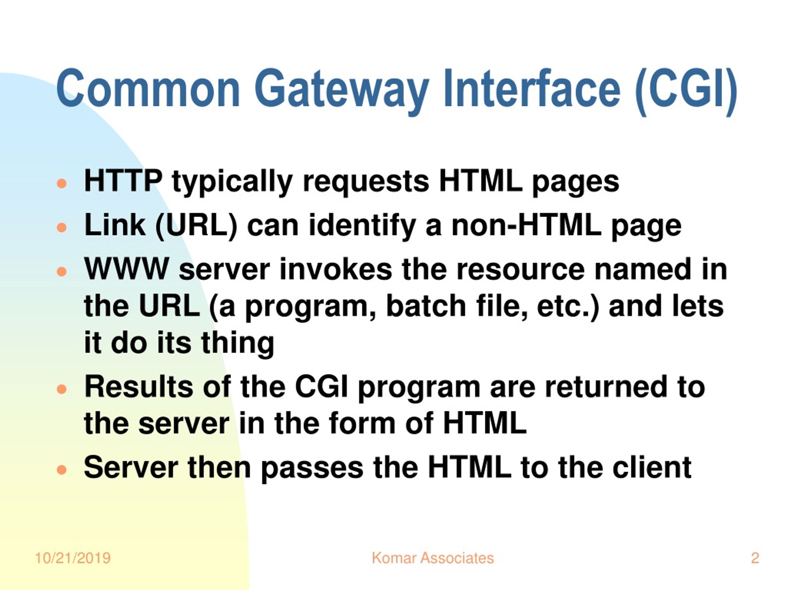 PPT Common Gateway Interface (CGI) PowerPoint Presentation, free