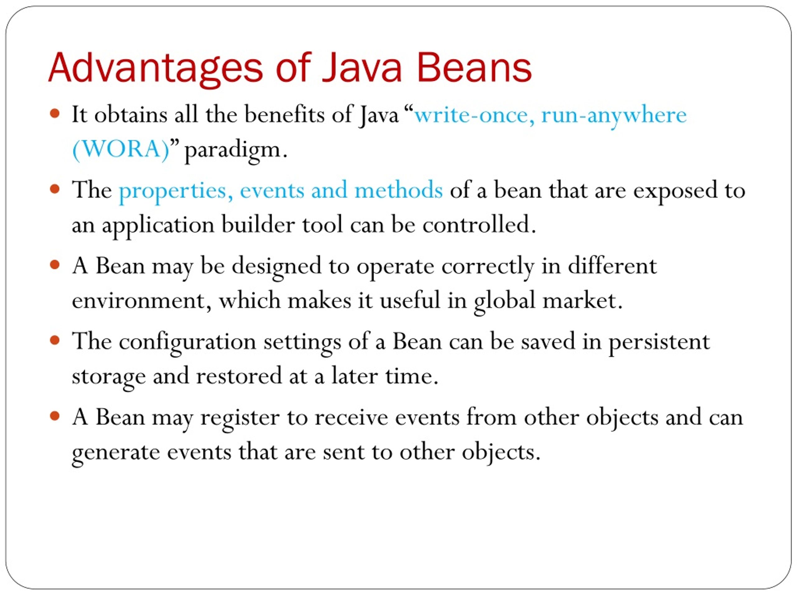 PPT Java Beans PowerPoint Presentation, free download ID209758
