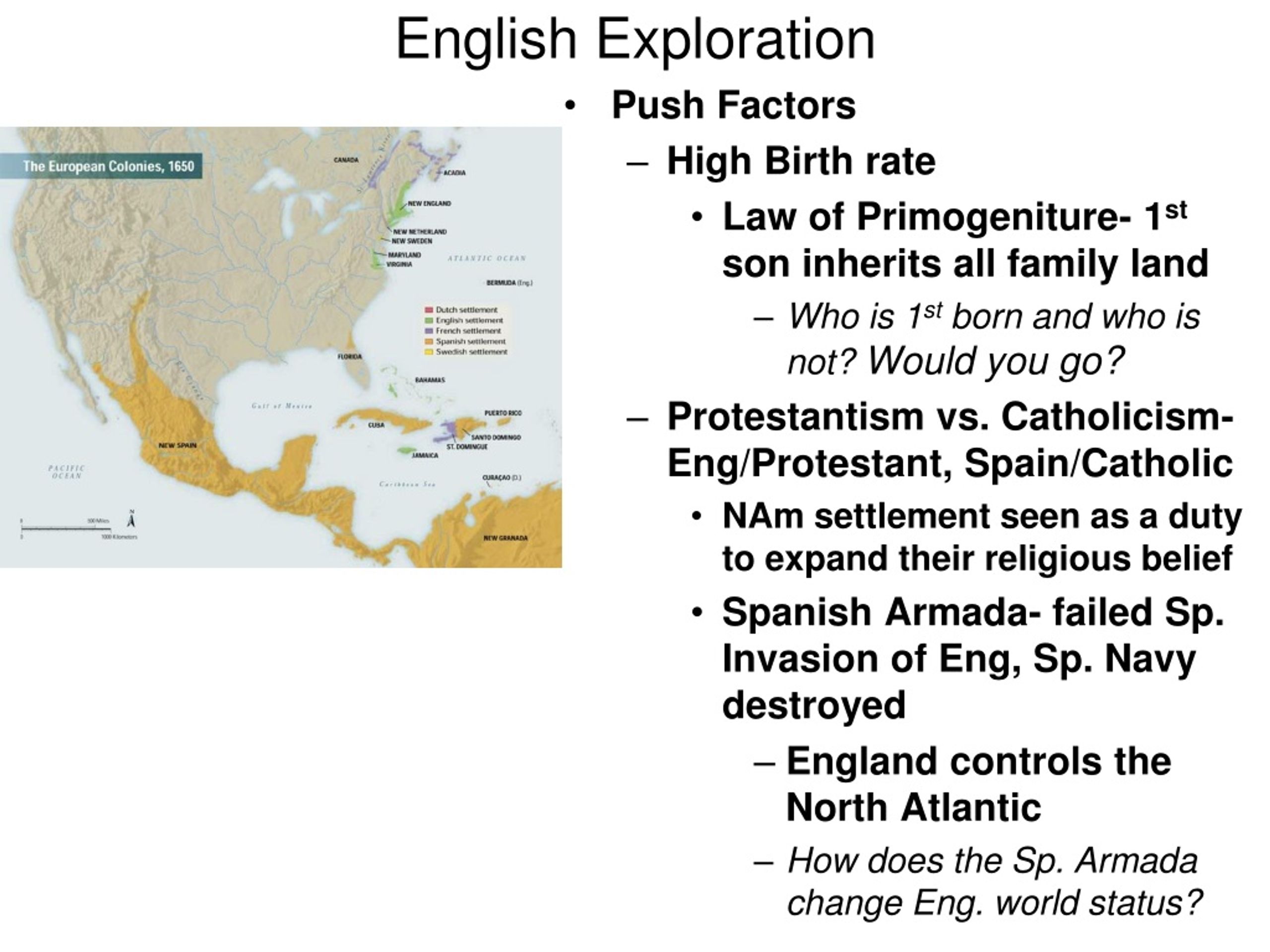 PPT Discovery and Settlement of the New World PowerPoint Presentation