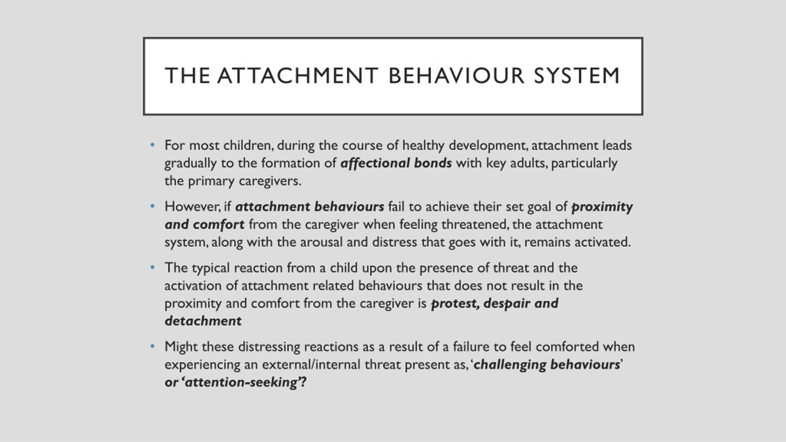 PPT Attachment theory, Mentalization , Episystemic trust & Positive