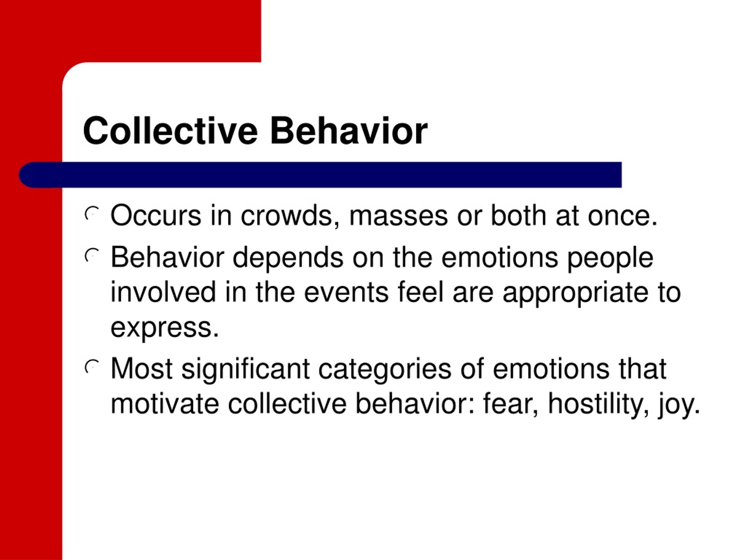 PPT Chapter 8, Collective Behavior, Social Movements and Mass Publics