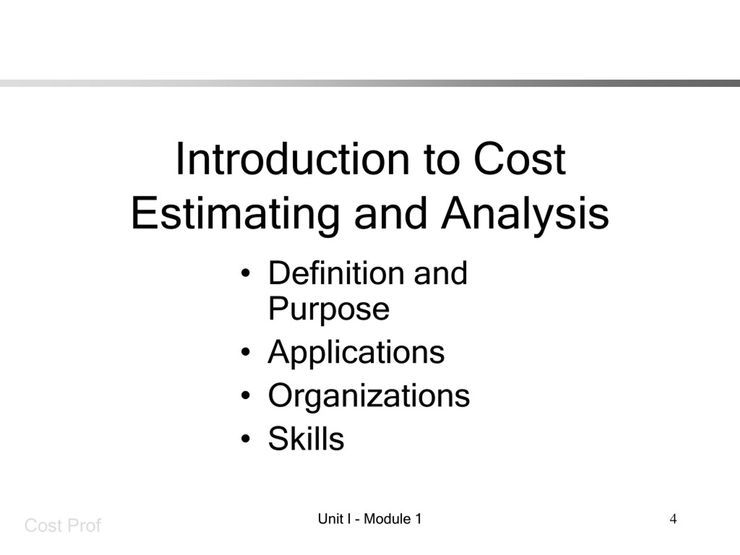 PPT Cost Estimating Basics PowerPoint Presentation, free download