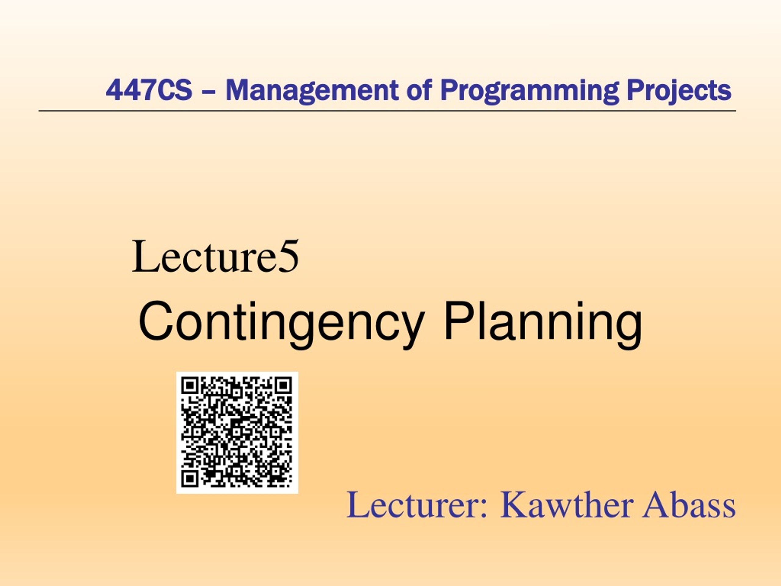 PPT - Contingency Planning PowerPoint Presentation, free download - ID