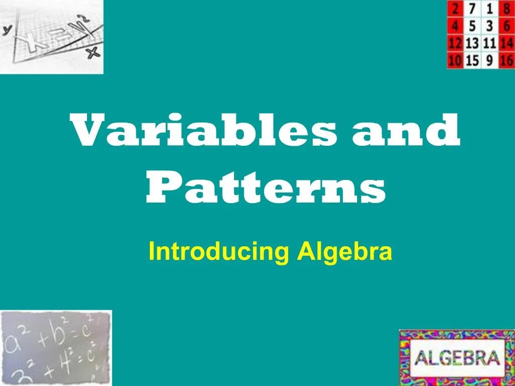PPT Variables and Patterns PowerPoint Presentation, free download