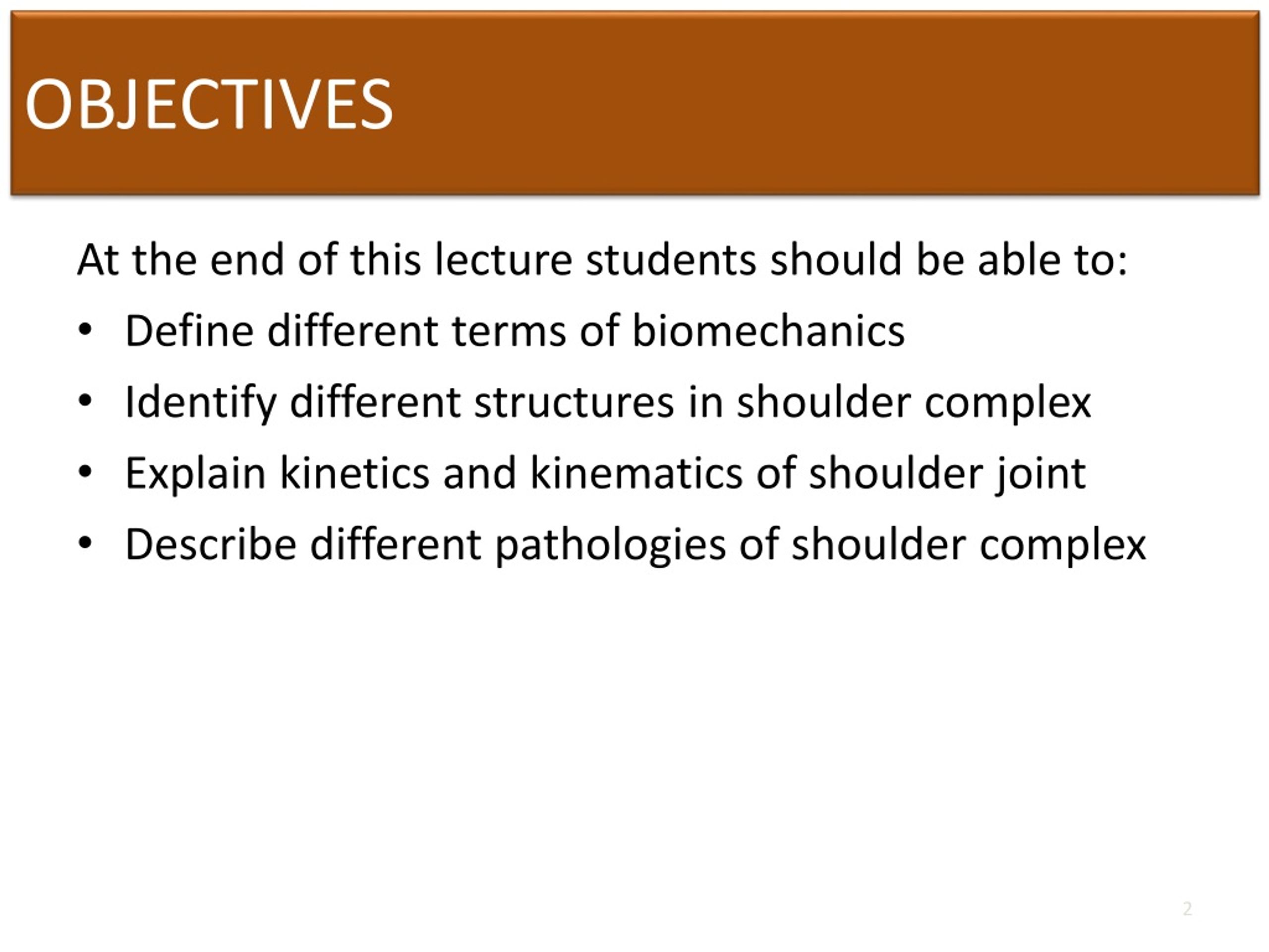 PPT Biomechanics of Shoulder Complex. PowerPoint Presentation, free