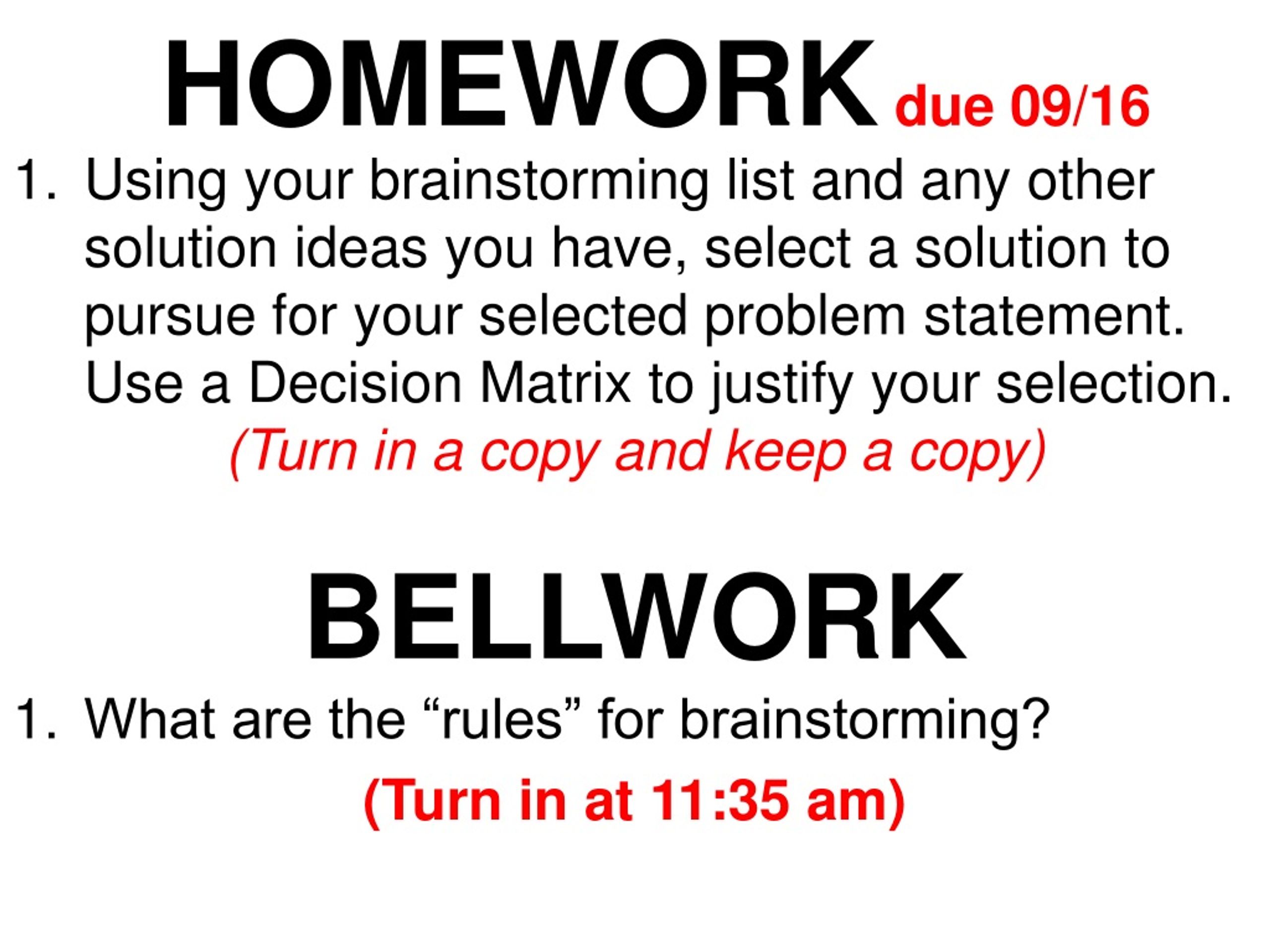 PPT BELLWORK PowerPoint Presentation, free download ID252344