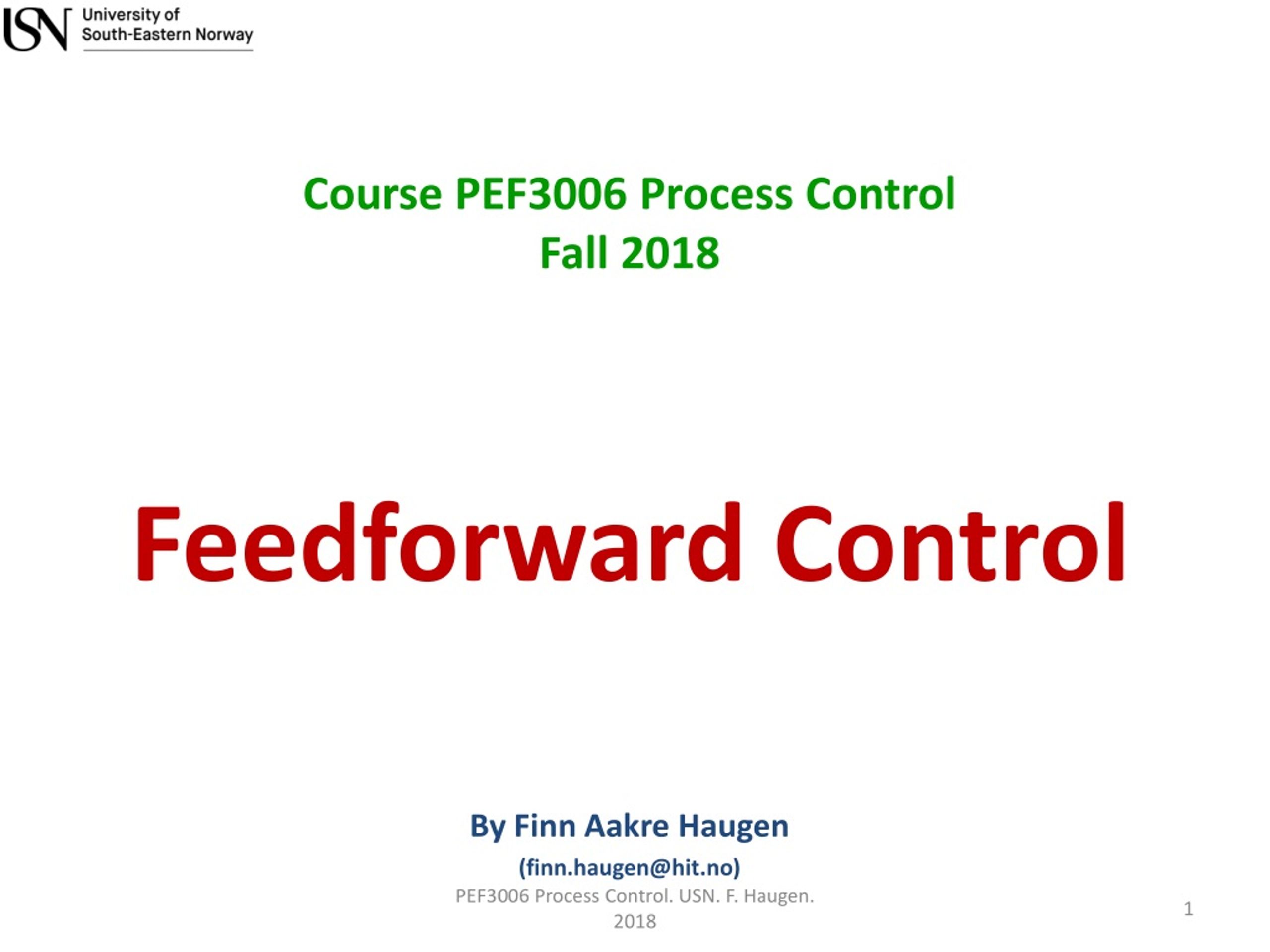 PPT Feedforward Control PowerPoint Presentation, free download ID254707