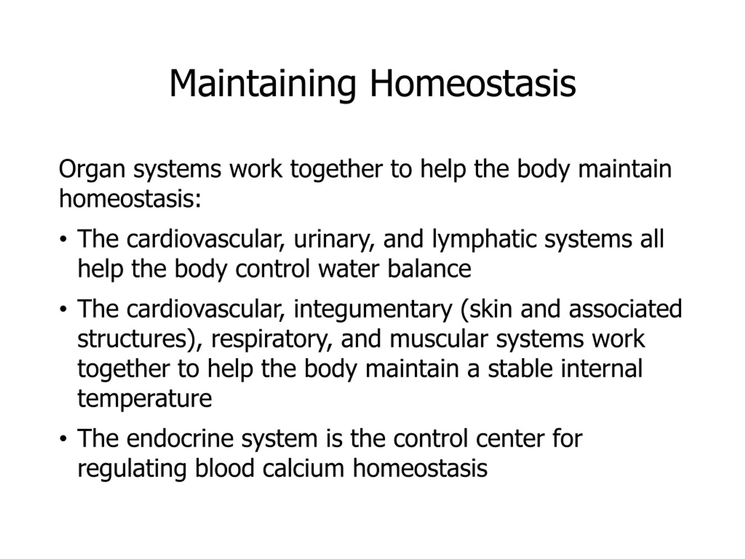 PPT Overview of Body Systems PowerPoint Presentation, free download ID258708
