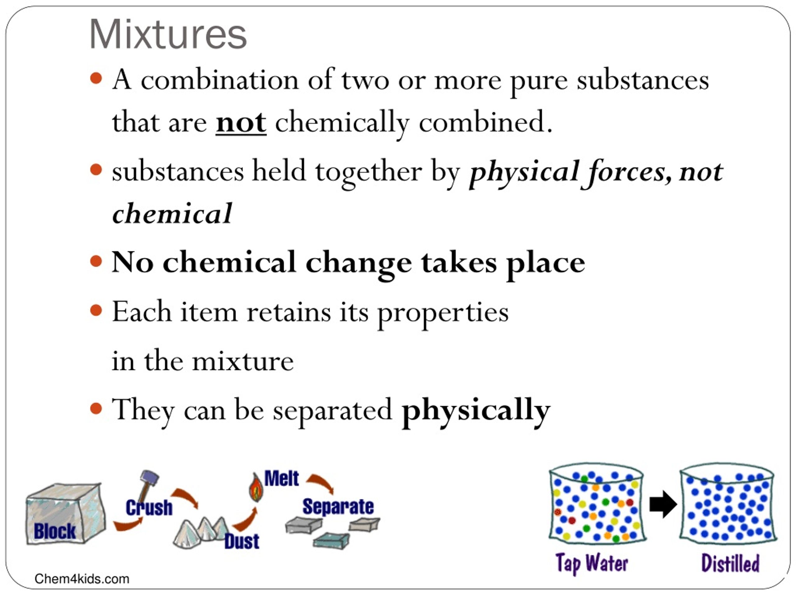 PPT Elements, Compounds, and Mixtures Notes PowerPoint Presentation