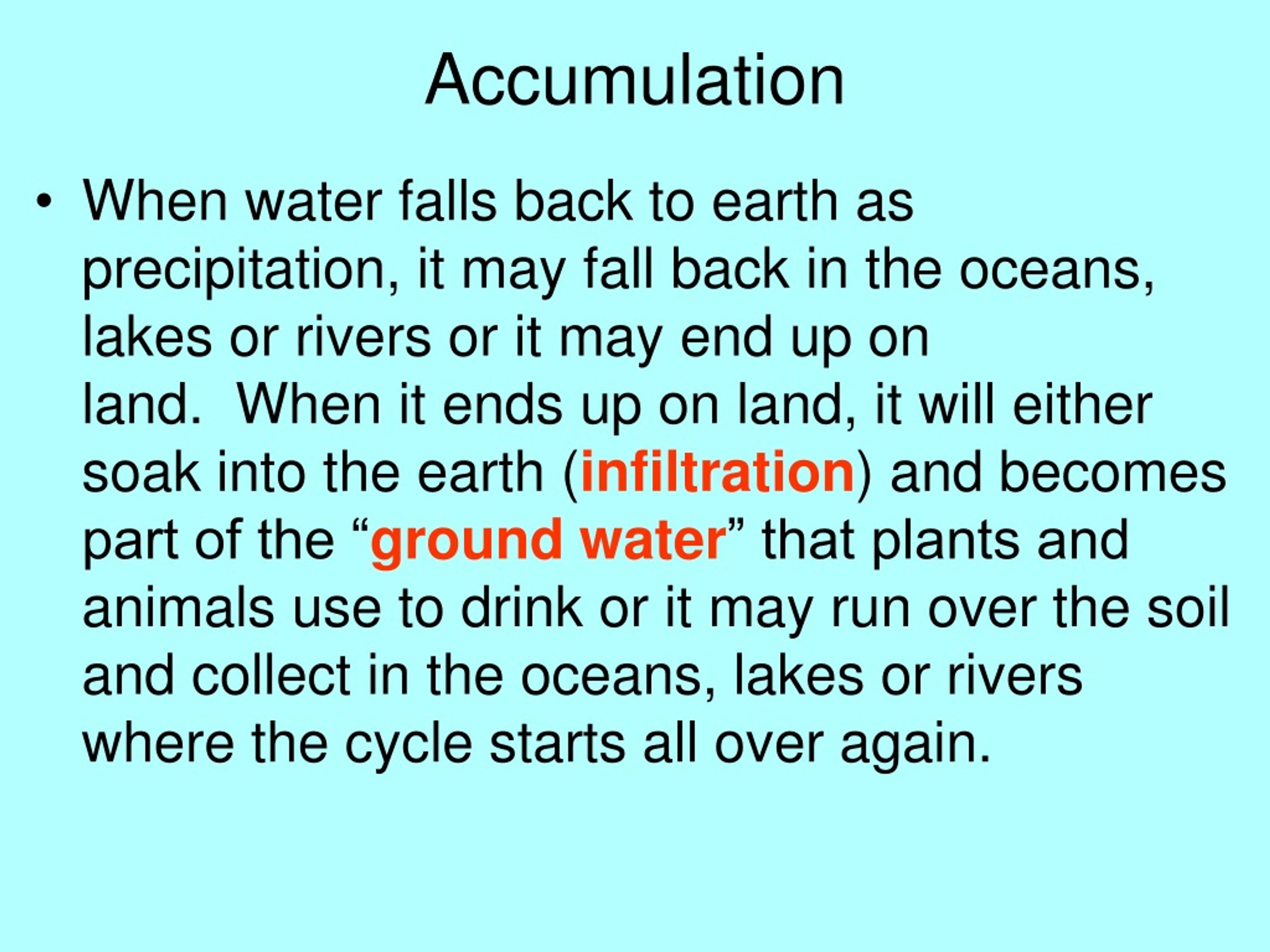 PPT Water Cycle Science 6 th Grade PowerPoint Presentation, free