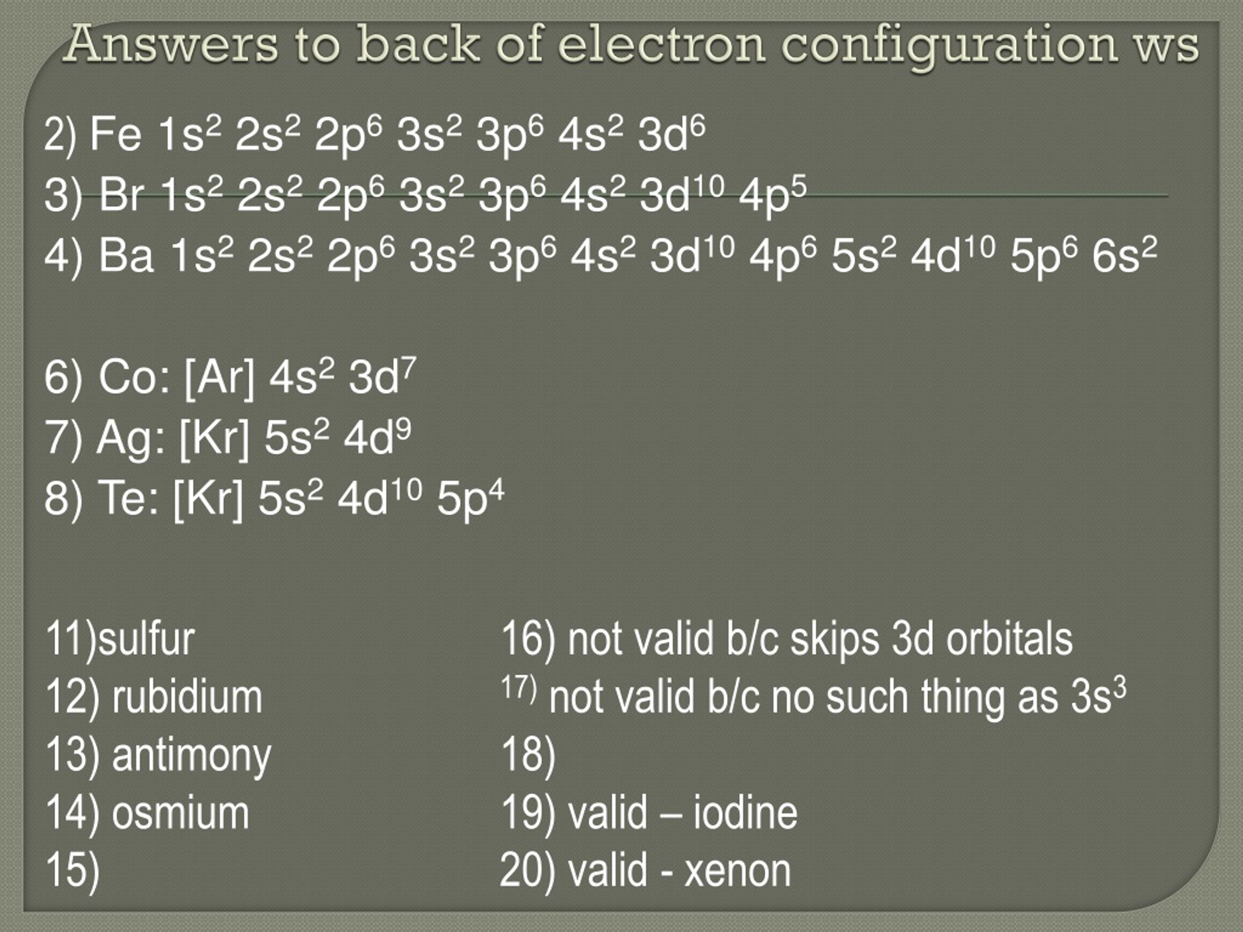 PPT Chemistry Agendas Fall 2010 PowerPoint Presentation, free