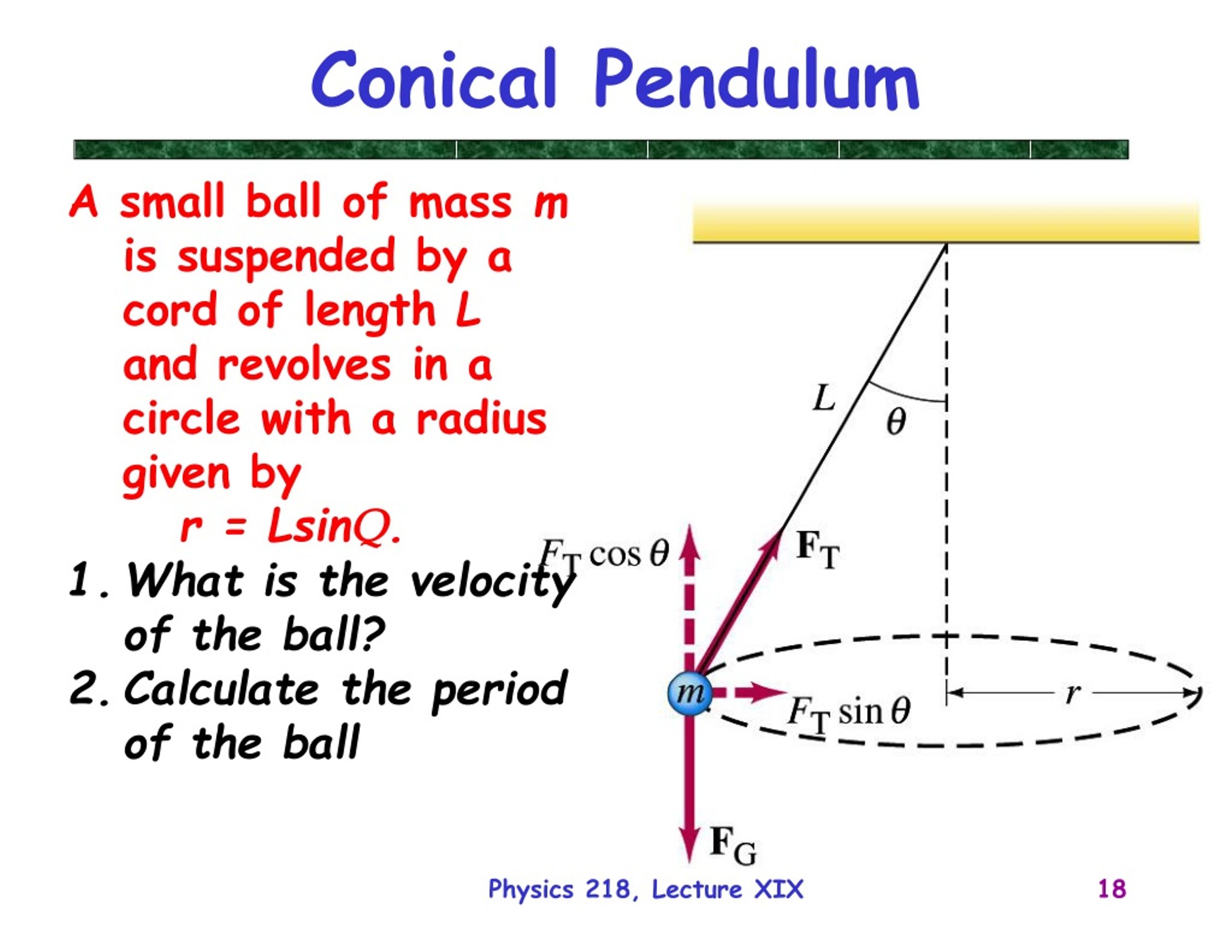 PPT Physics 218 Lecture 19 PowerPoint Presentation, free download ID304978