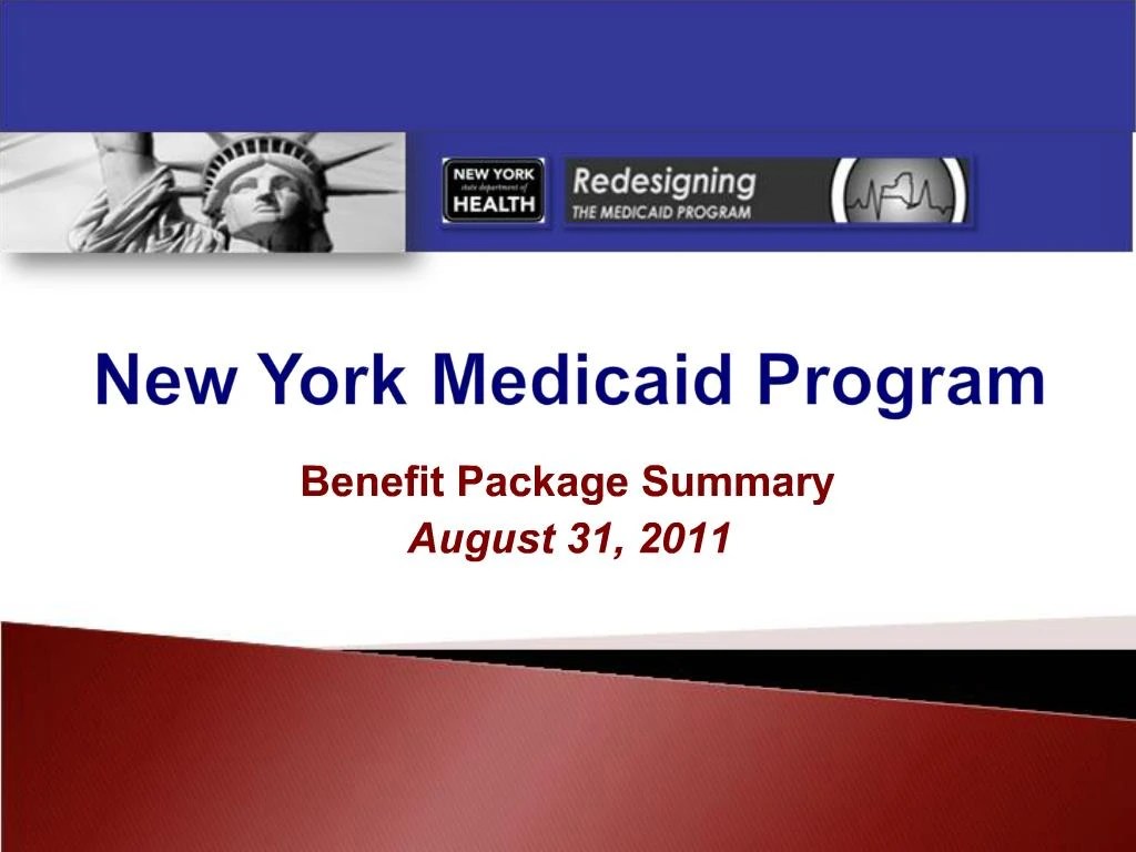 PPT New York Medicaid Program PowerPoint Presentation, free download ID312391