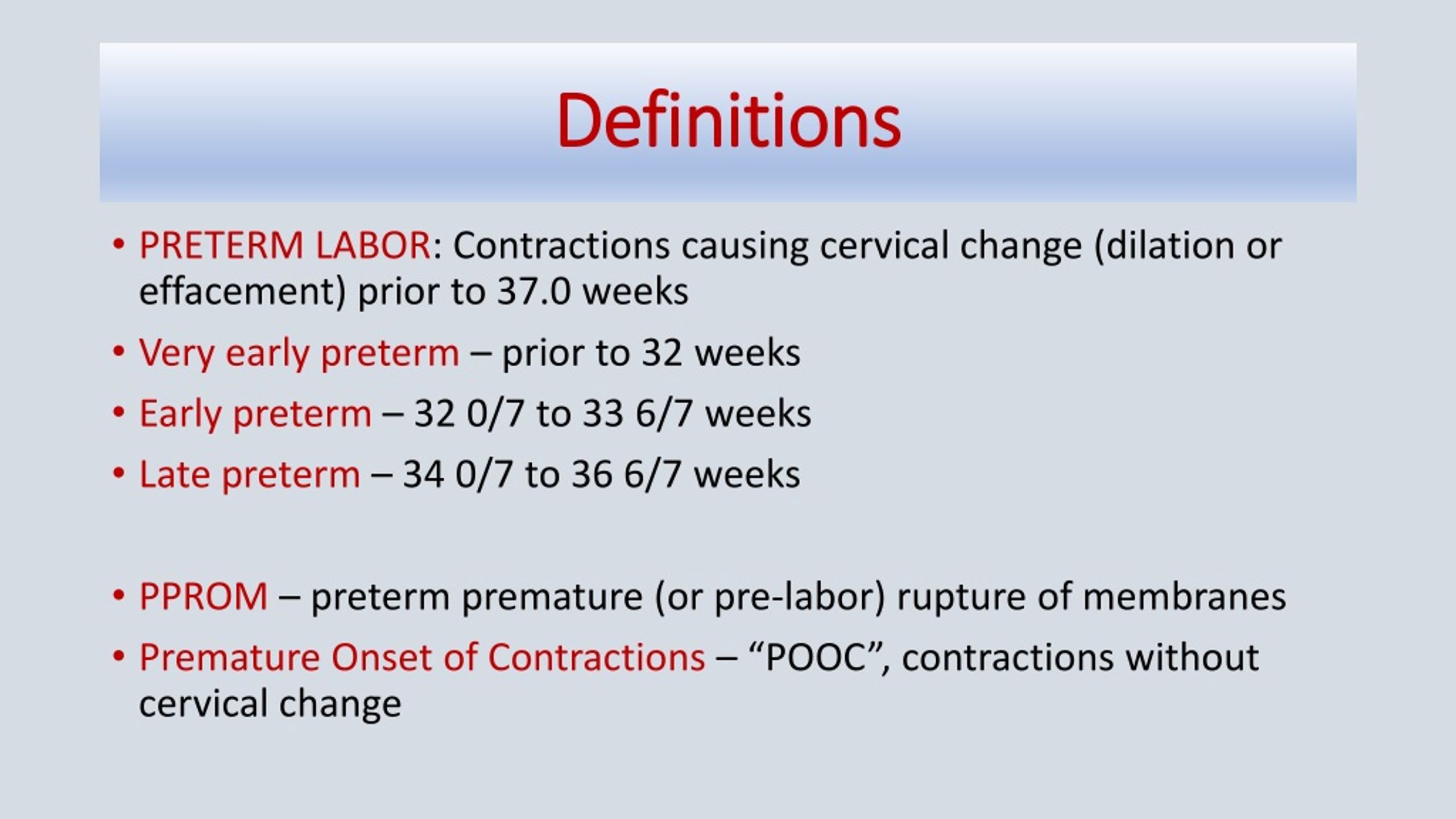 PPT Preterm Labor and Birth PowerPoint Presentation, free download ID315510