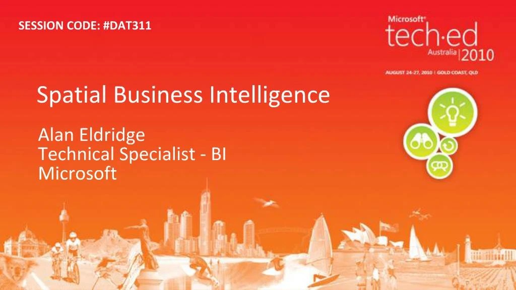 PPT Spatial Business Intelligence PowerPoint