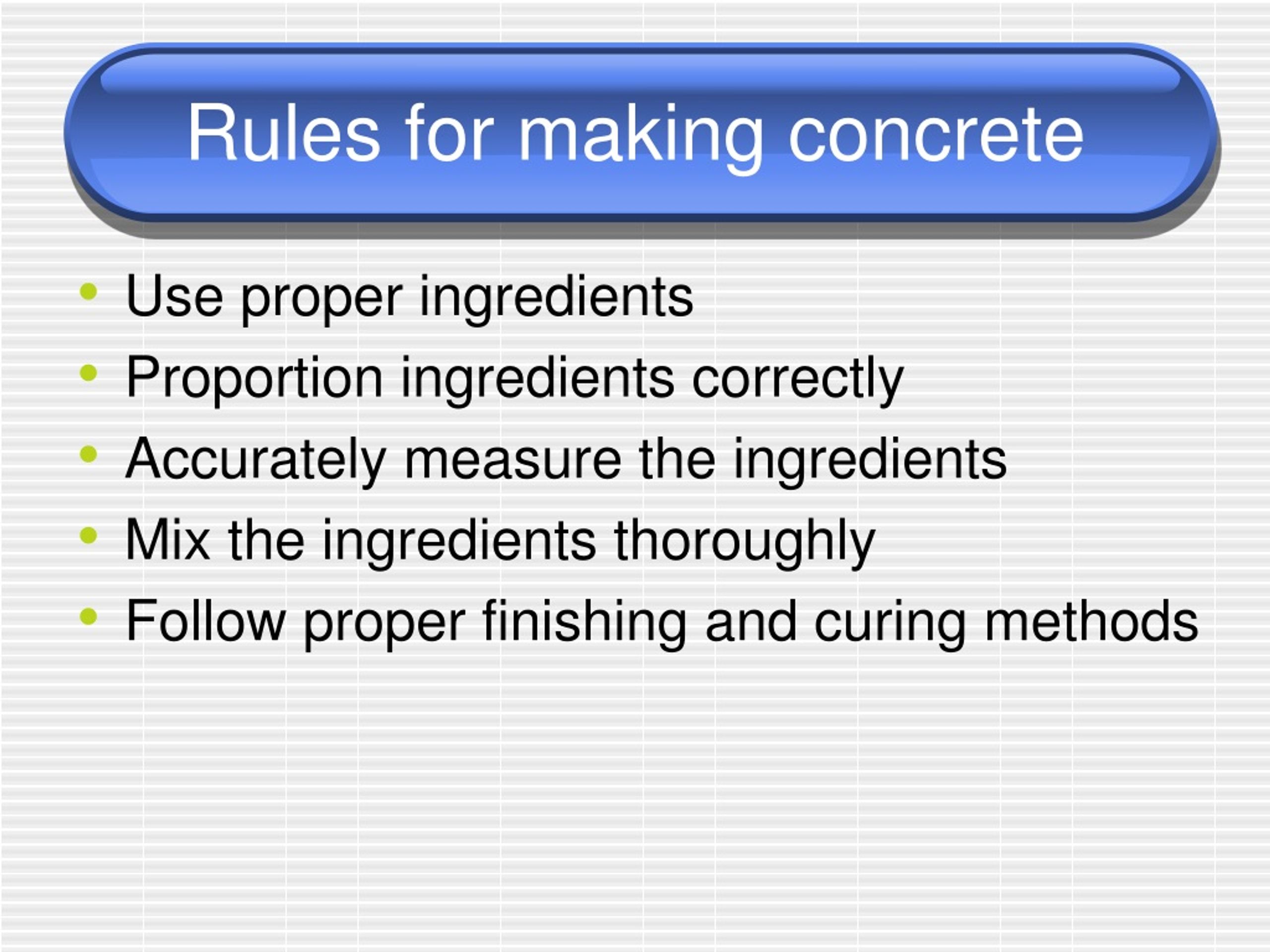PPT Introduction to Concrete and Masonry PowerPoint Presentation