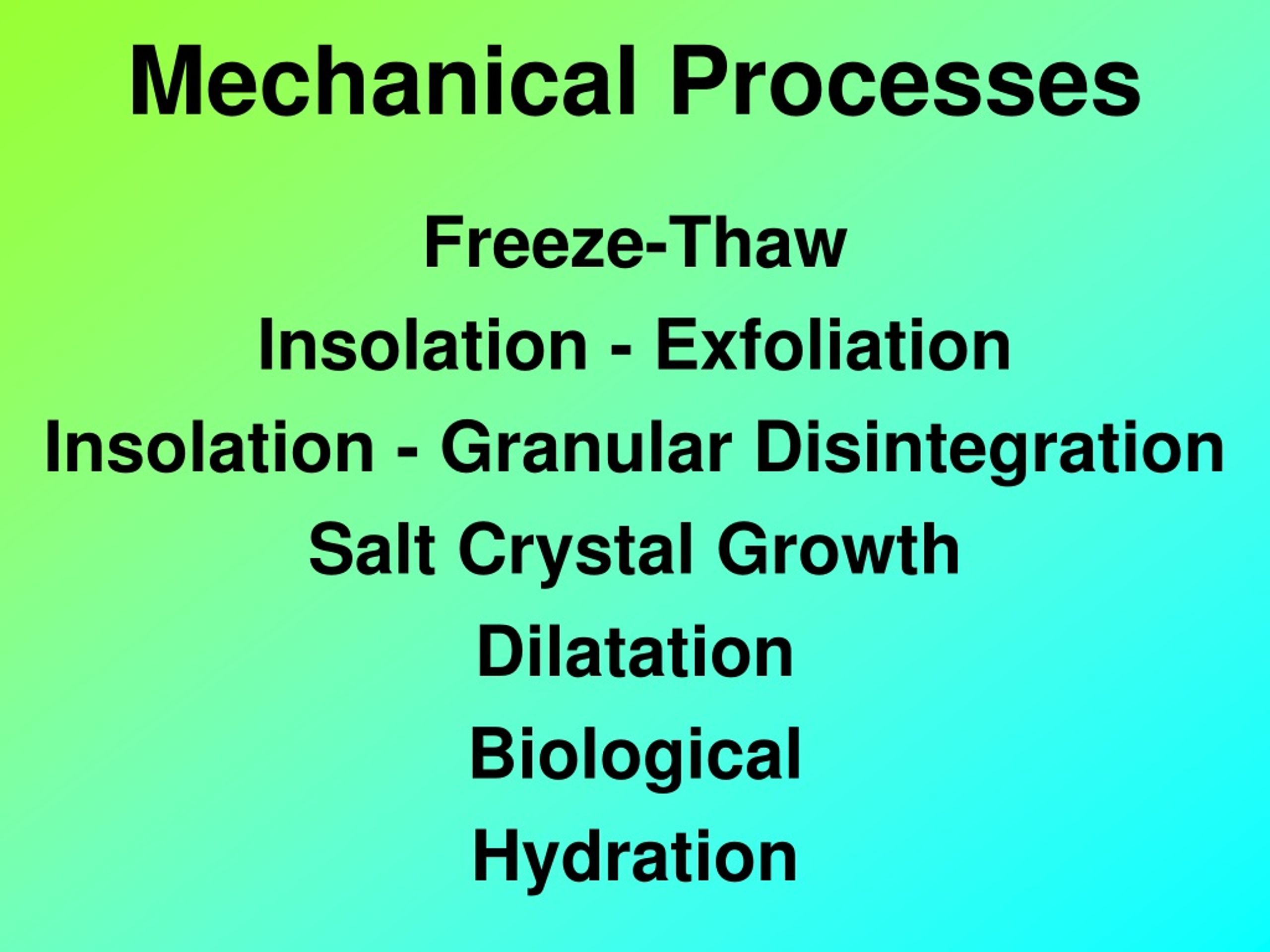 PPT - Weathering and the formation of Sedimentary Rocks PowerPoint