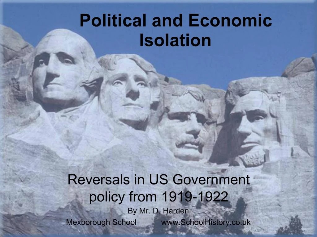 PPT Political and Economic Isolation PowerPoint Presentation, free