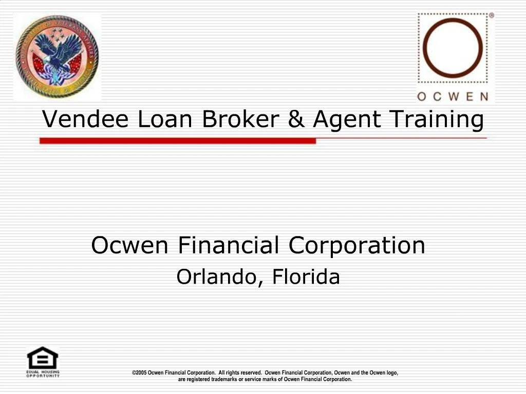 PPT Vendee Loan Broker Agent Training PowerPoint Presentation, free