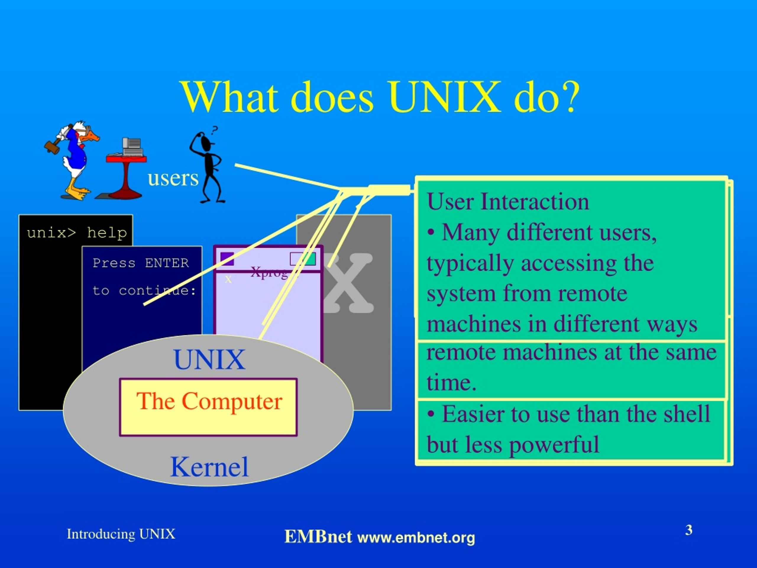 PPT Introducing the UNIX Operating System PowerPoint Presentation
